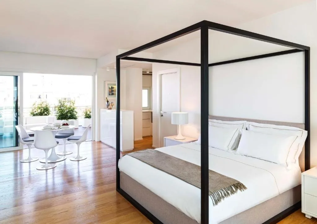 Patio, Bed in Dilman Luxury Stay