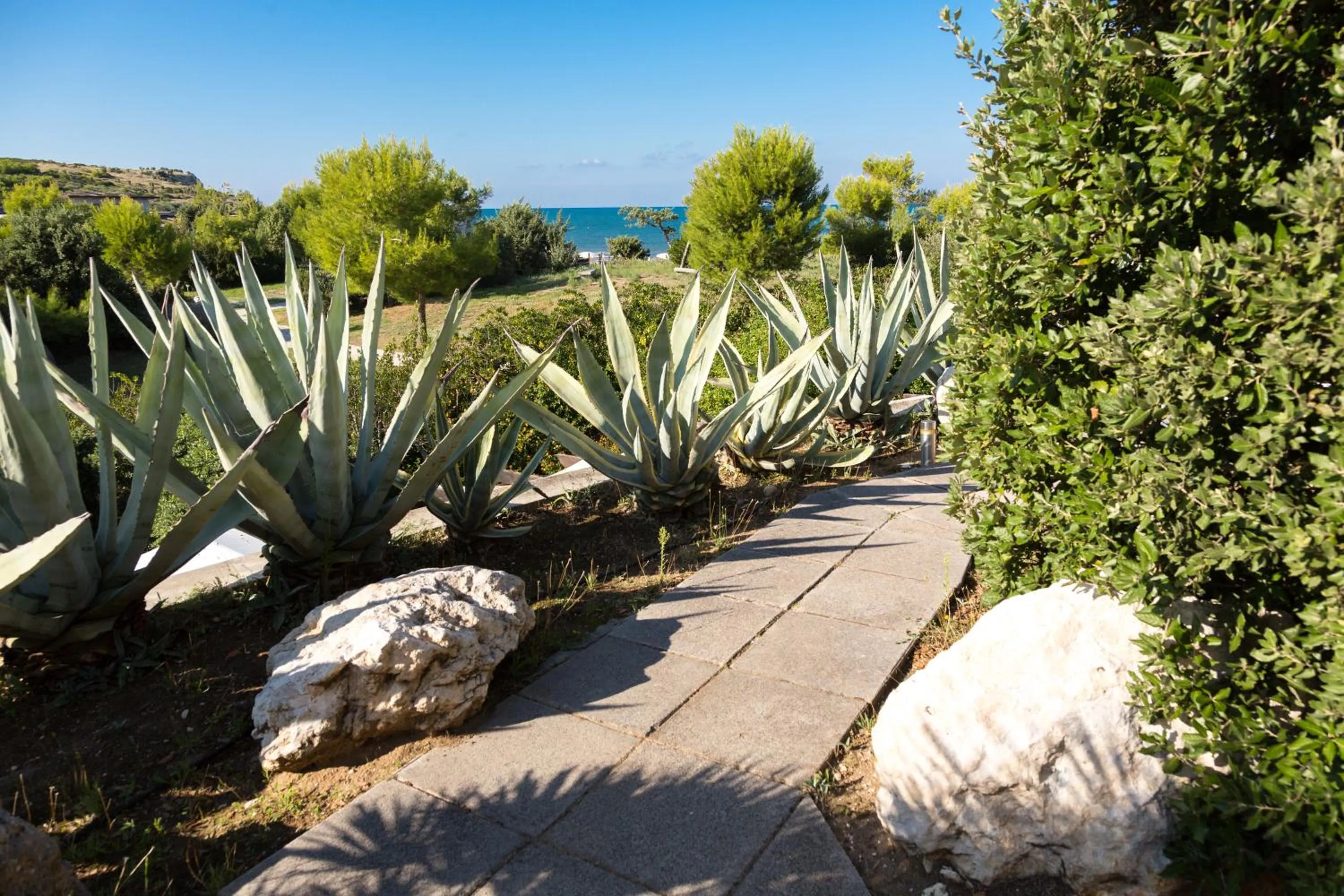 Garden view in Valtur Baia del Gusmay Beach Resort