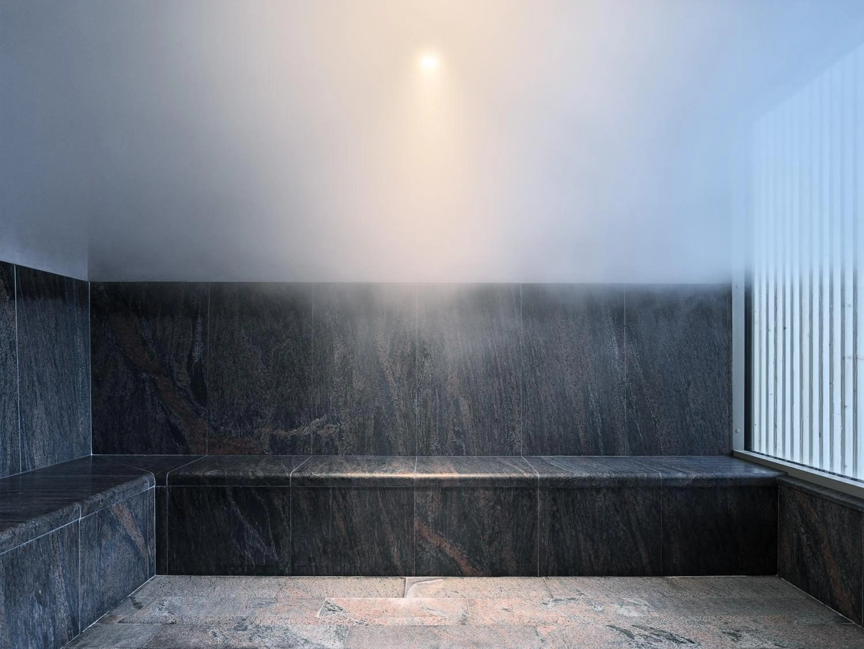 Steam room in Stiftsgården Åkersberg