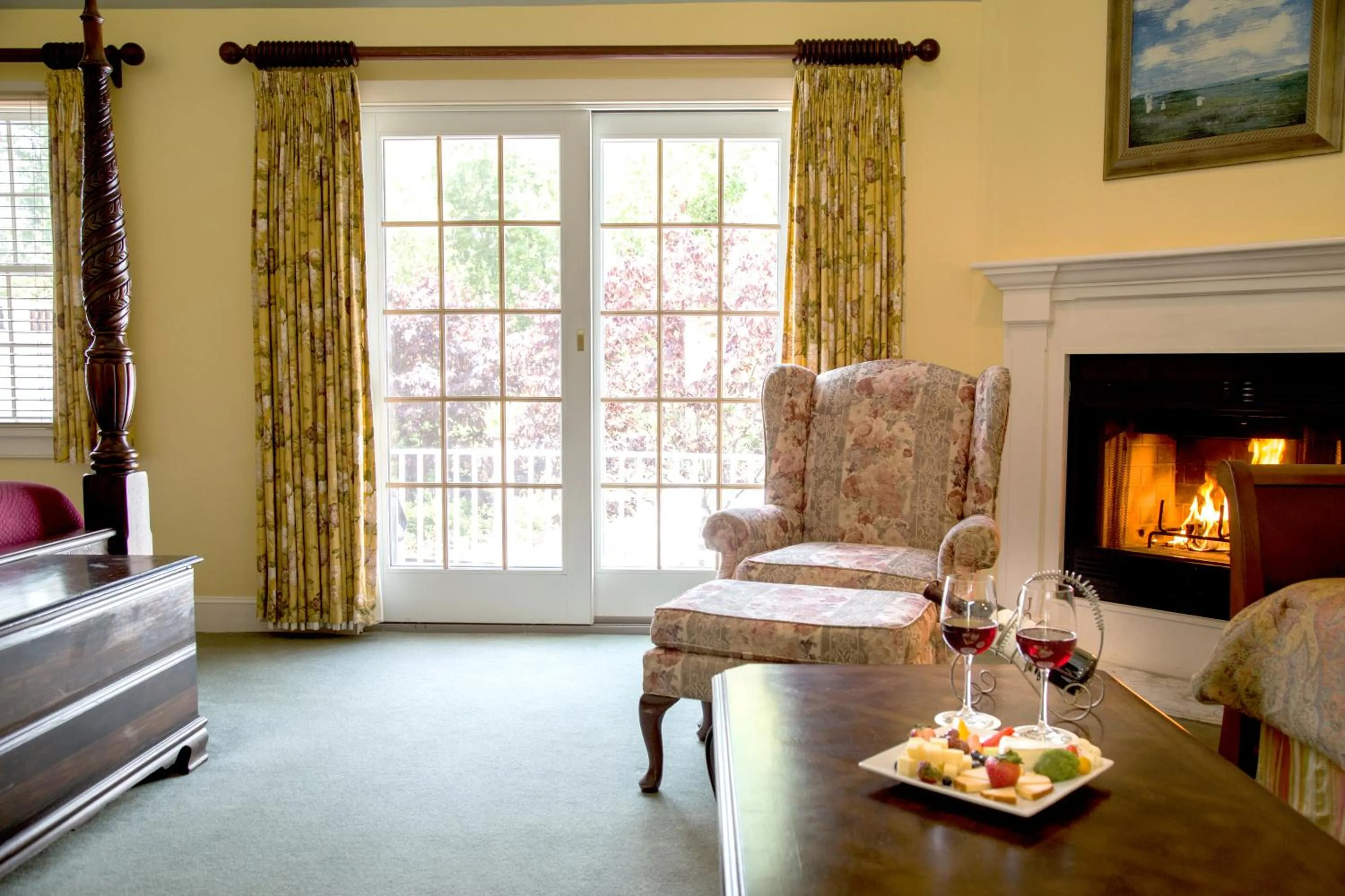 Seating area in Queen Anne Inn