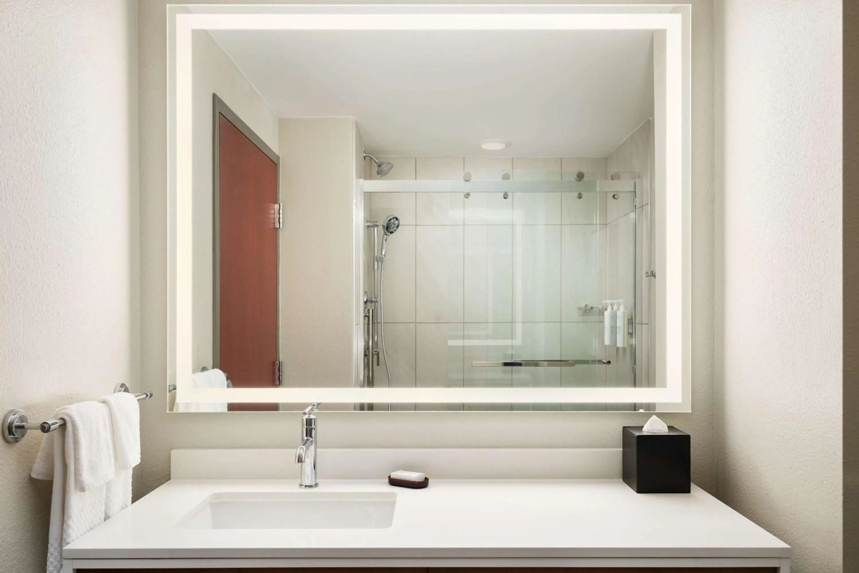 Bathroom in Embassy Suites by Hilton Hampton Convention Center