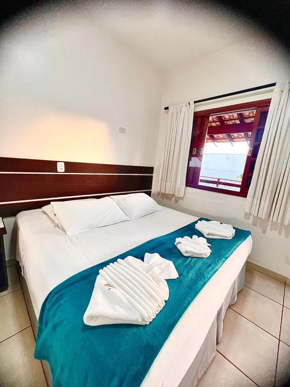 Bed in Pousada Remanso