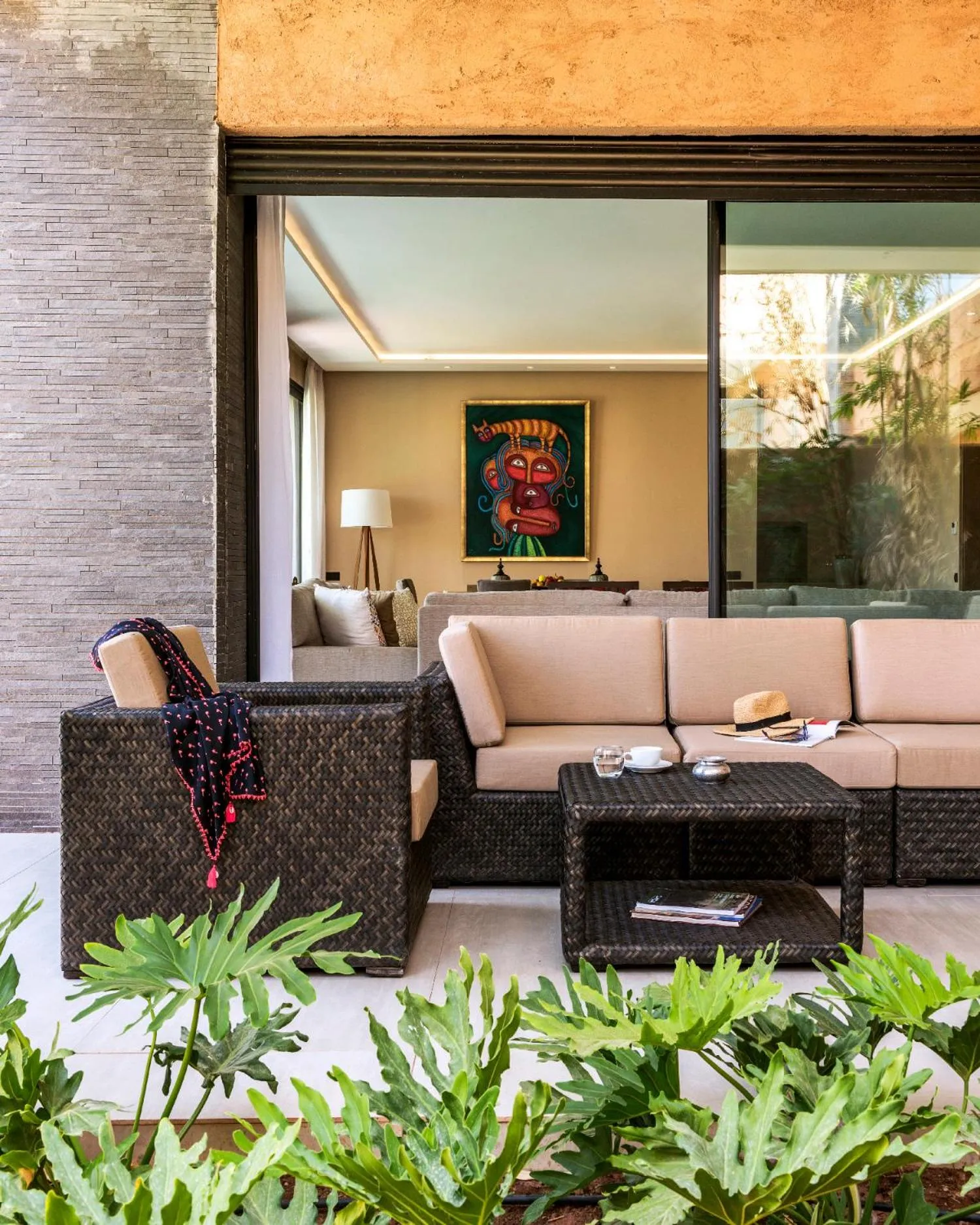 Seating area in Widiane Resort