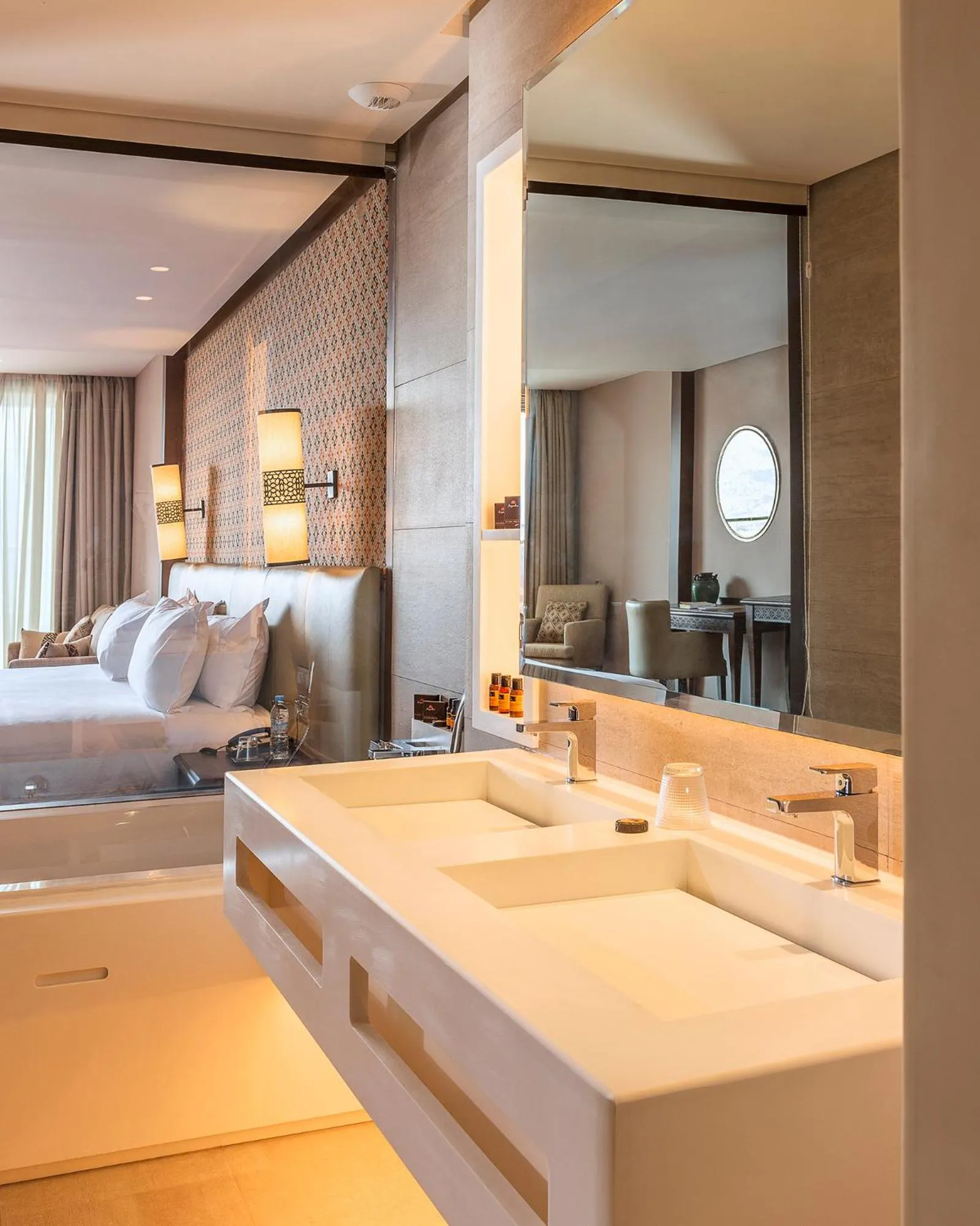 Bathroom, Bed in Widiane Resort