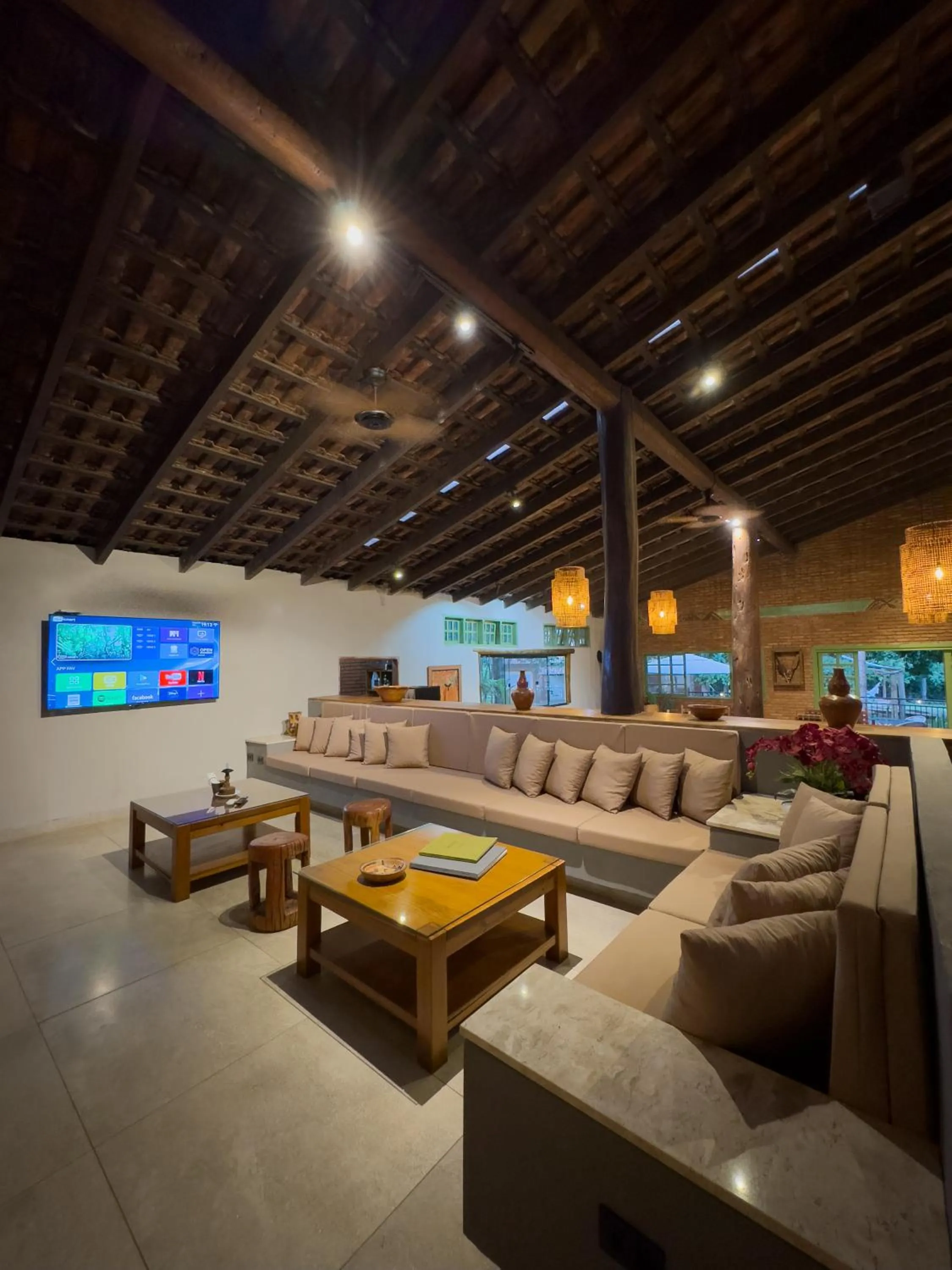 Lobby or reception in Pousada Olho D'Água