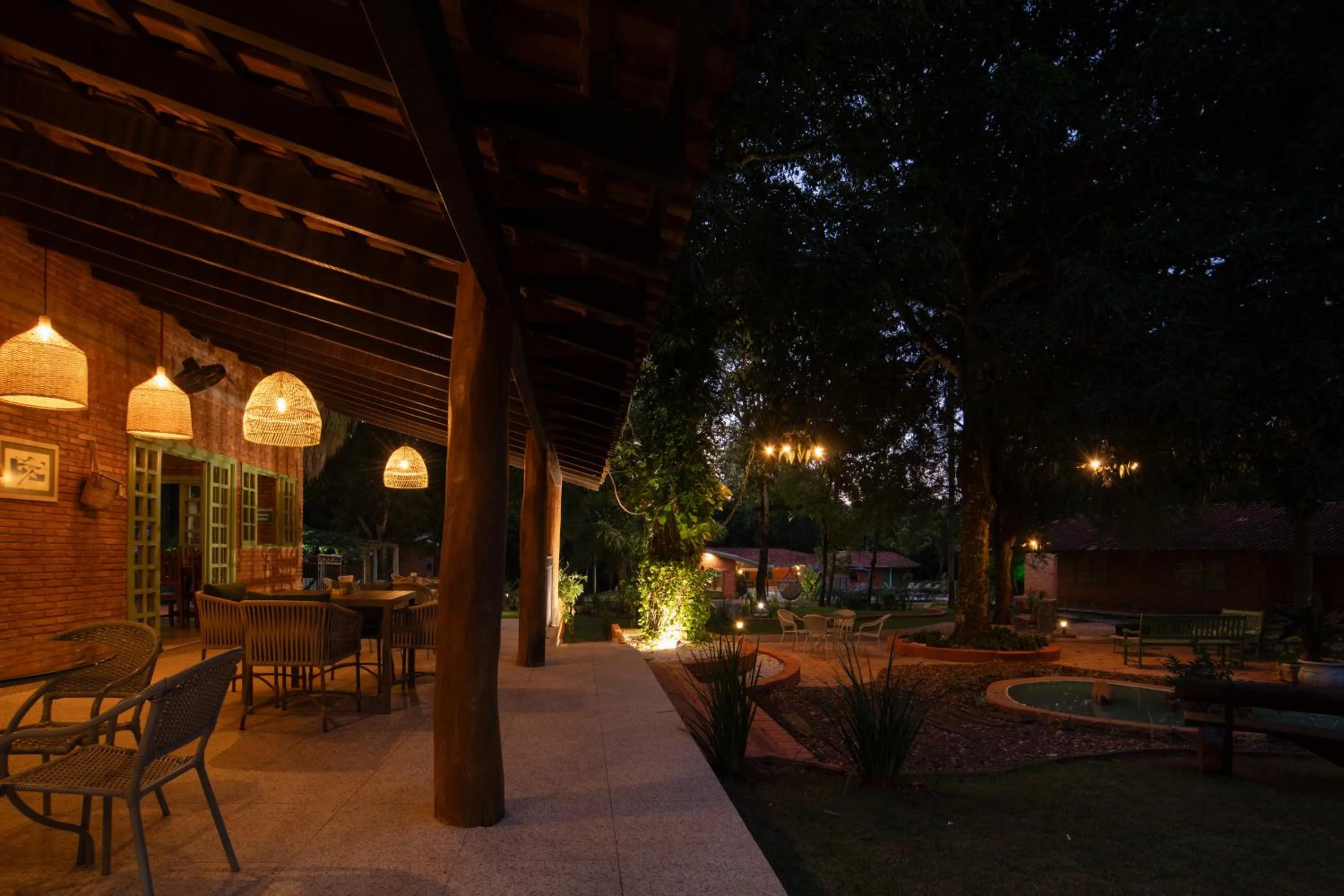 Patio in Pousada Olho D'Água