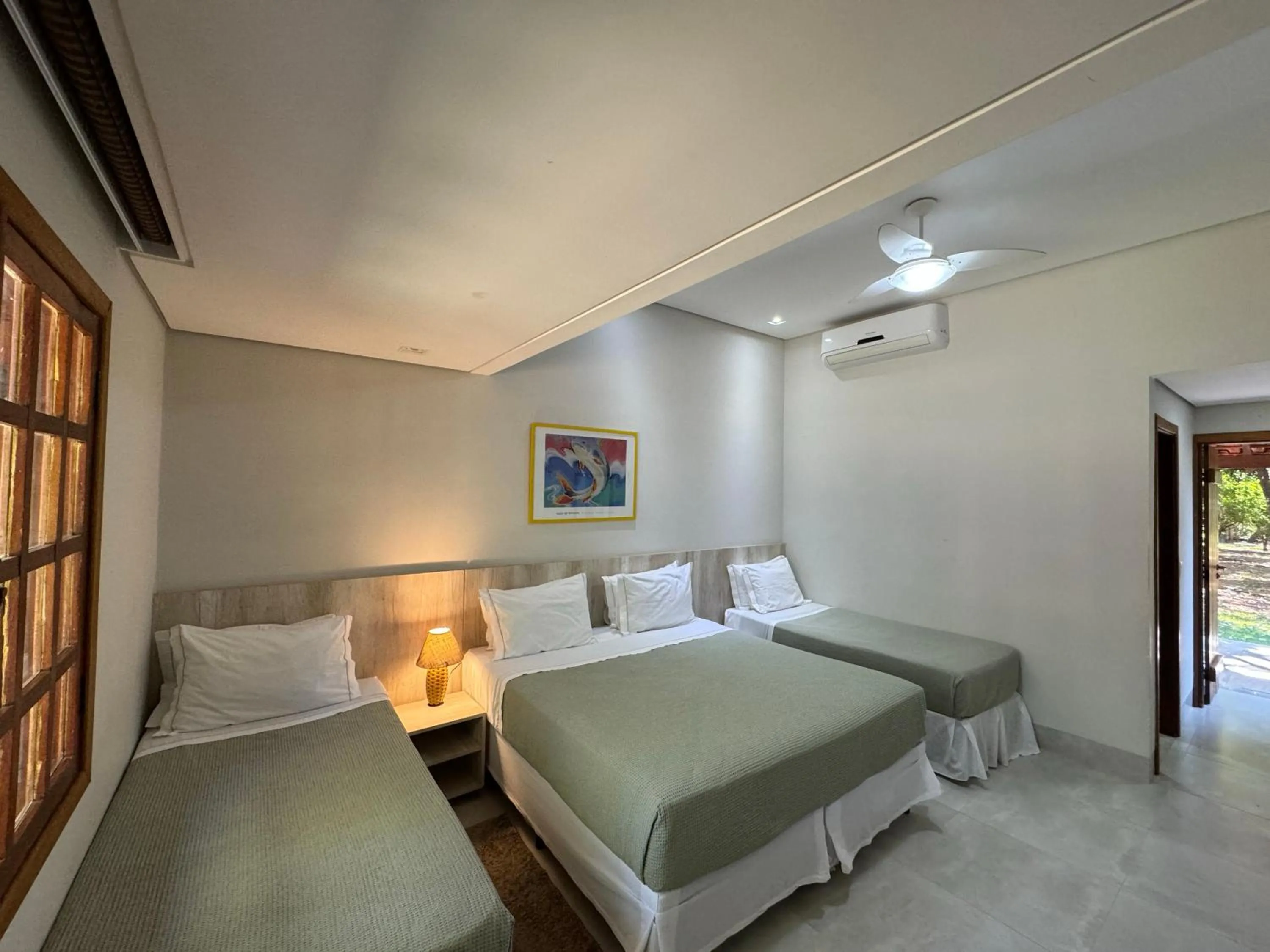 Bed in Pousada Olho D'Água