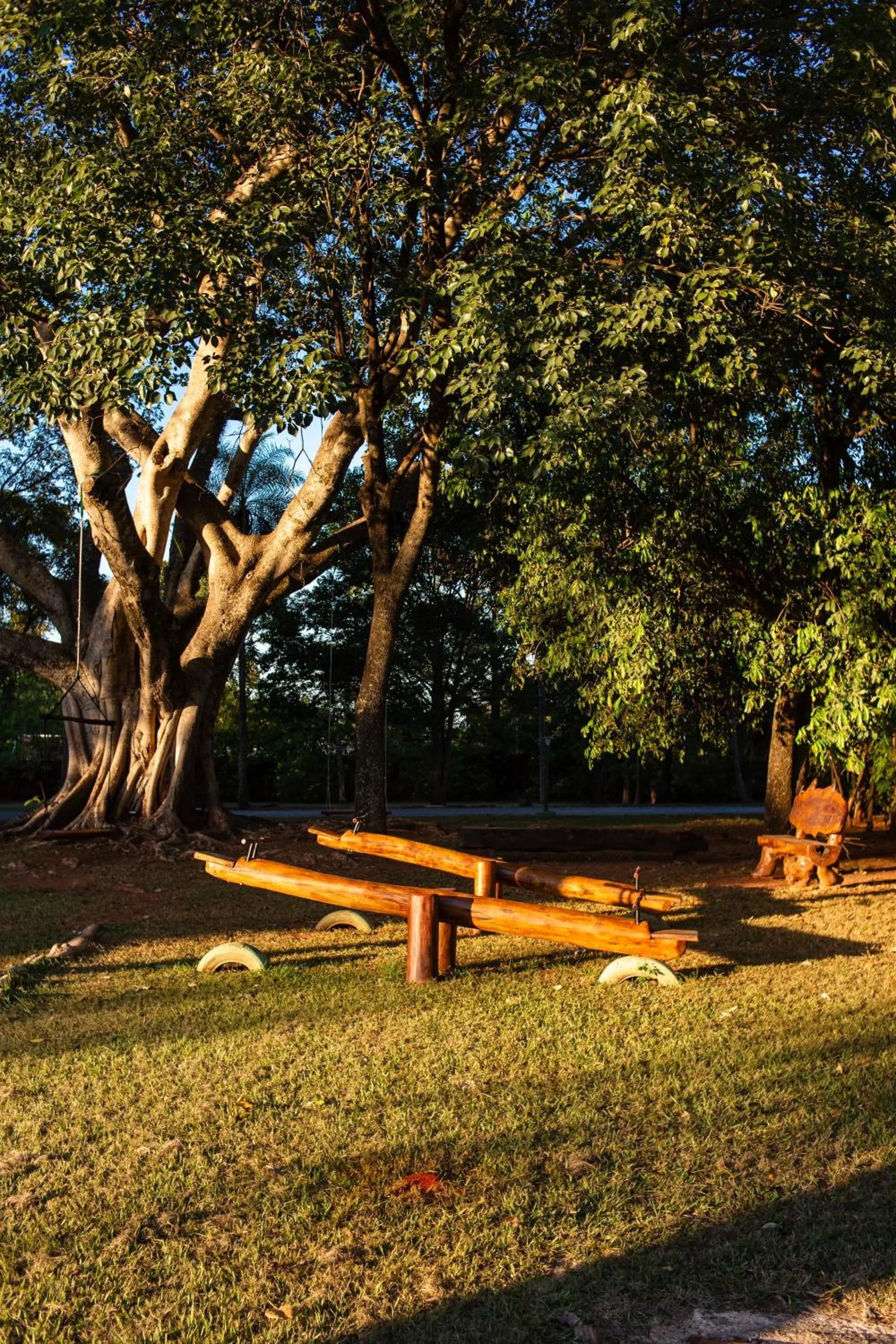 Garden view in Pousada Olho D'Água