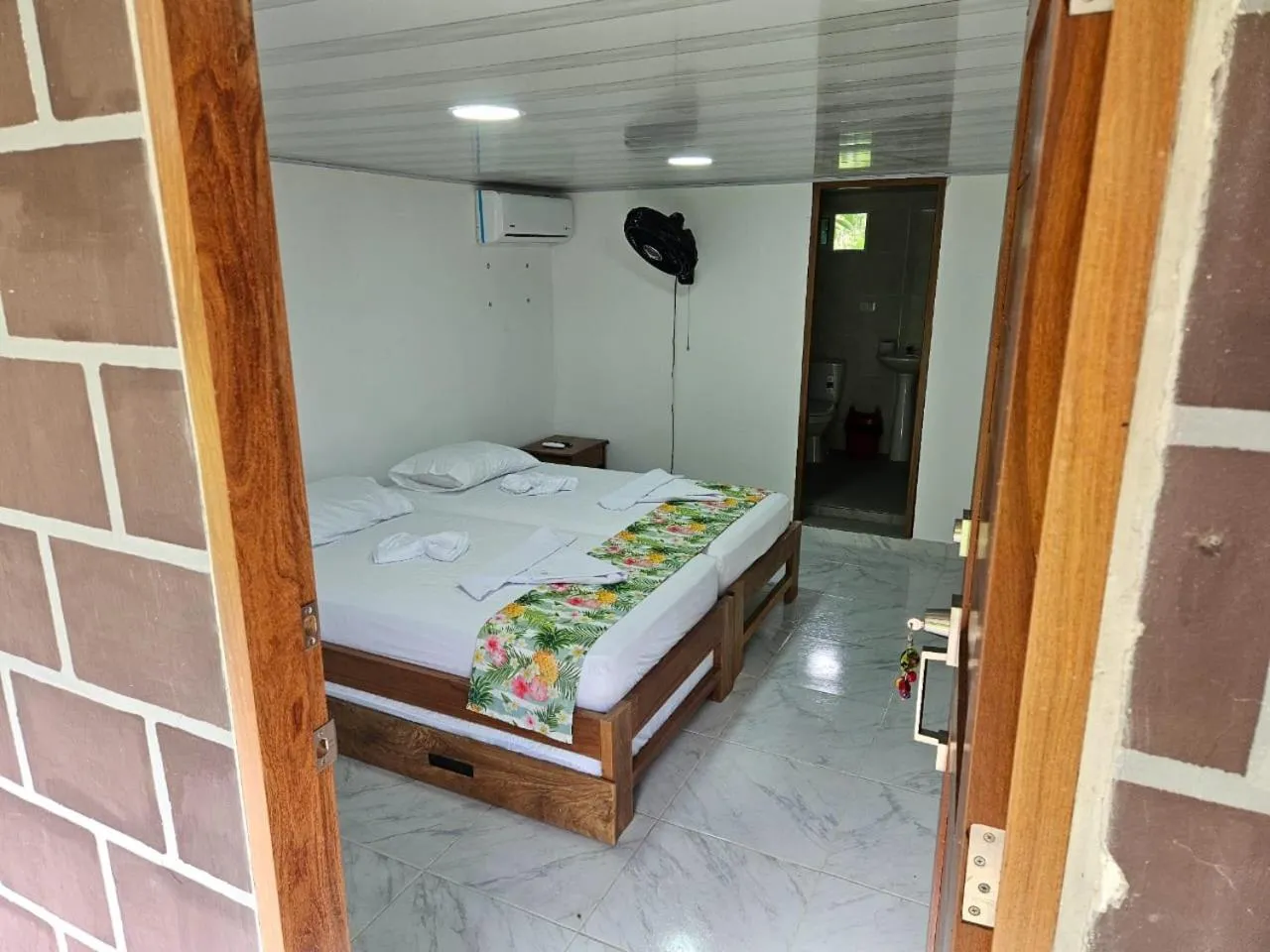 Bed in Hotel Nuquimar