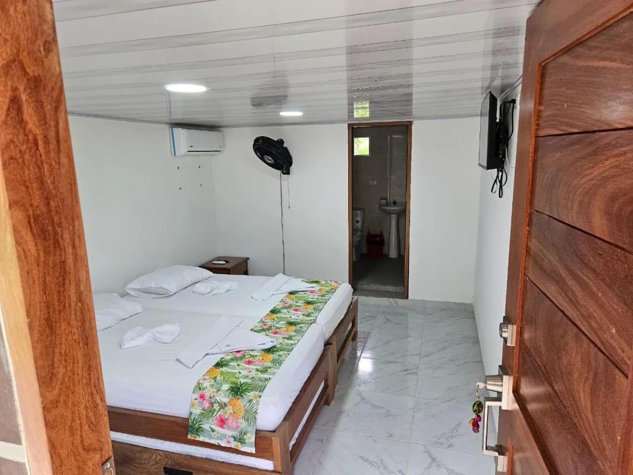 Bed in Hotel Nuquimar