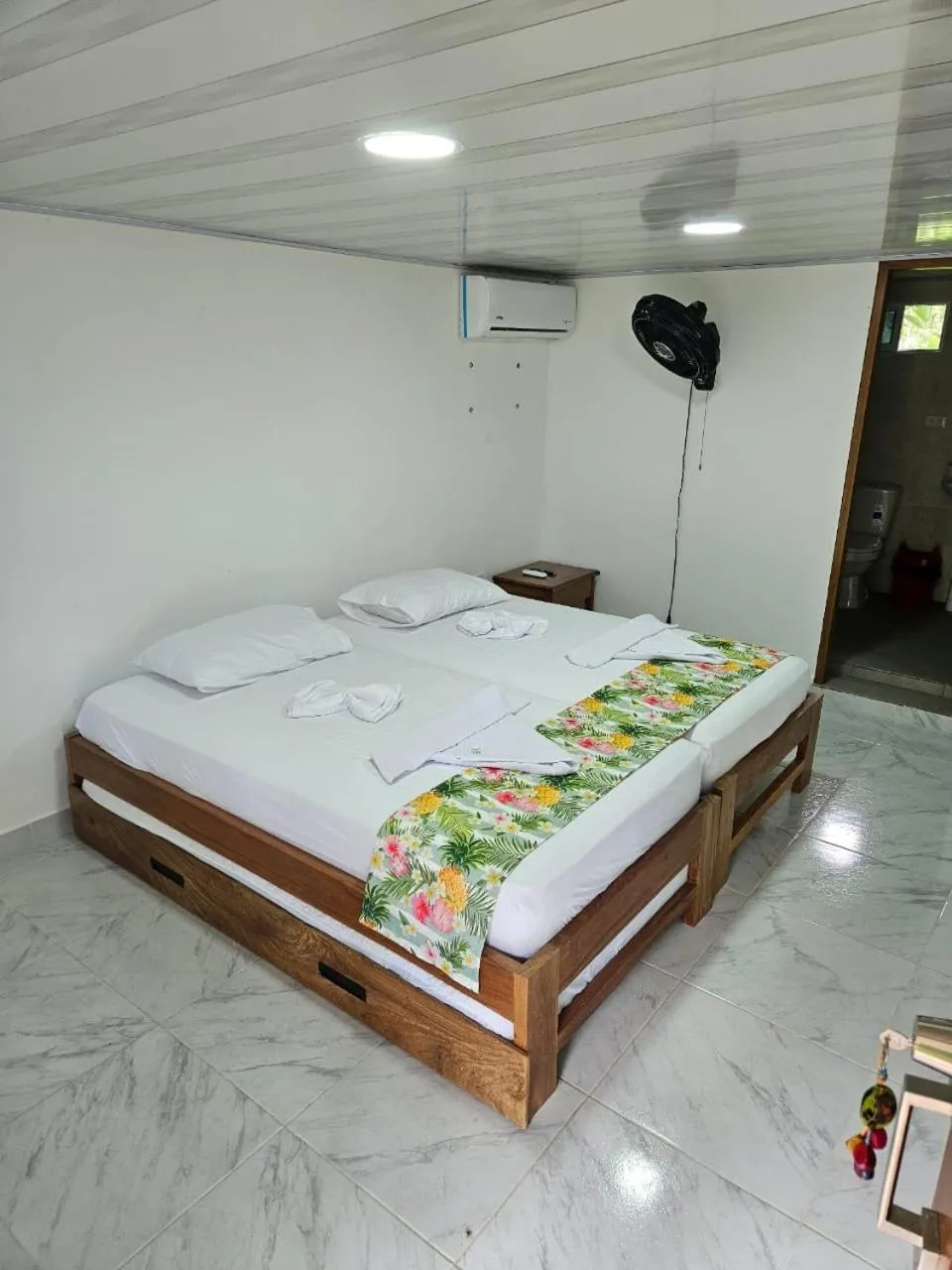 Bed in Hotel Nuquimar