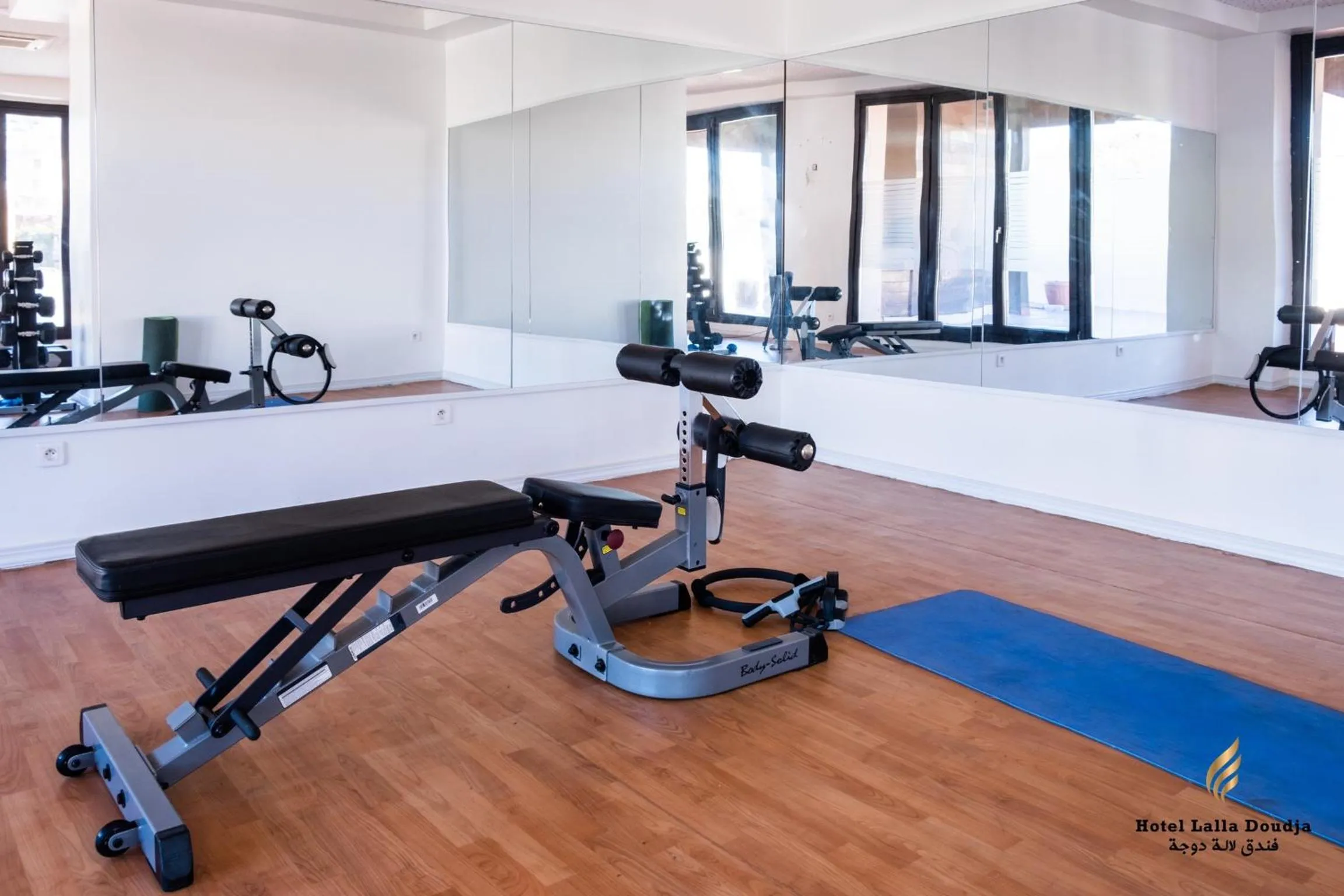 Fitness centre/facilities in Lalla Doudja Hotel