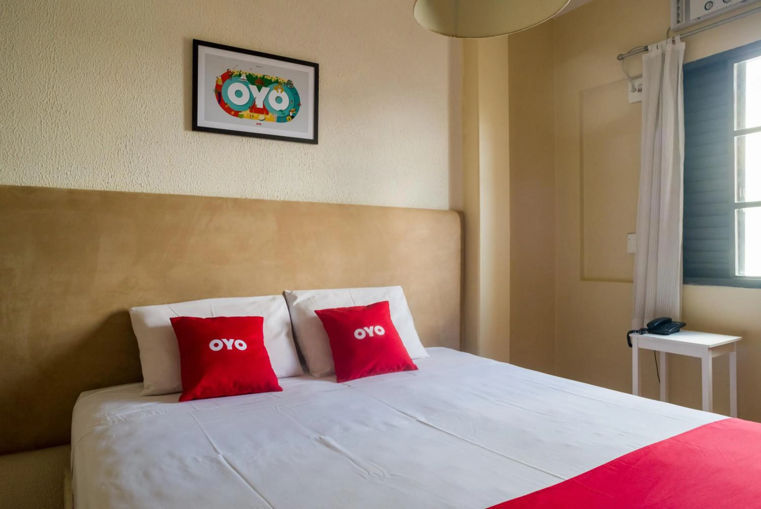 Bed in Palace Hotel Campo Grande