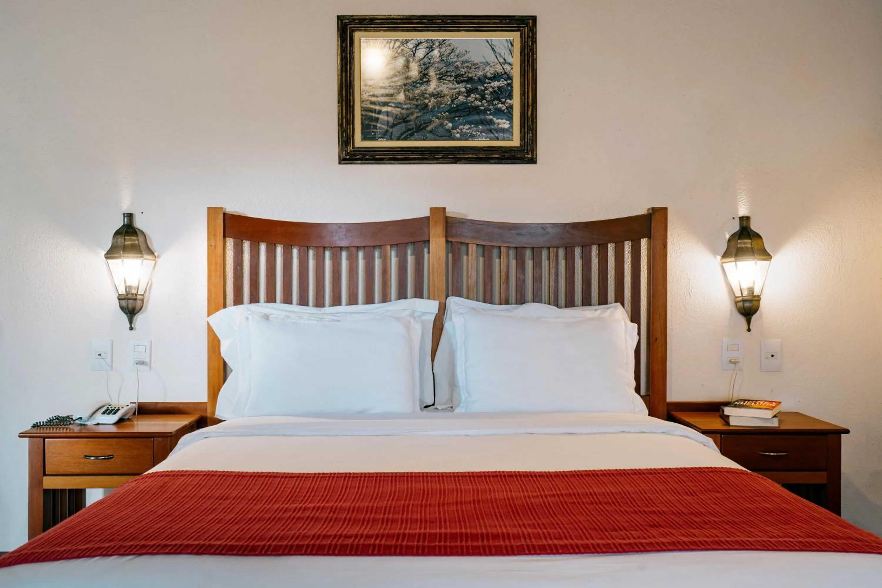 Bed in Pousada Amanita Monte Verde