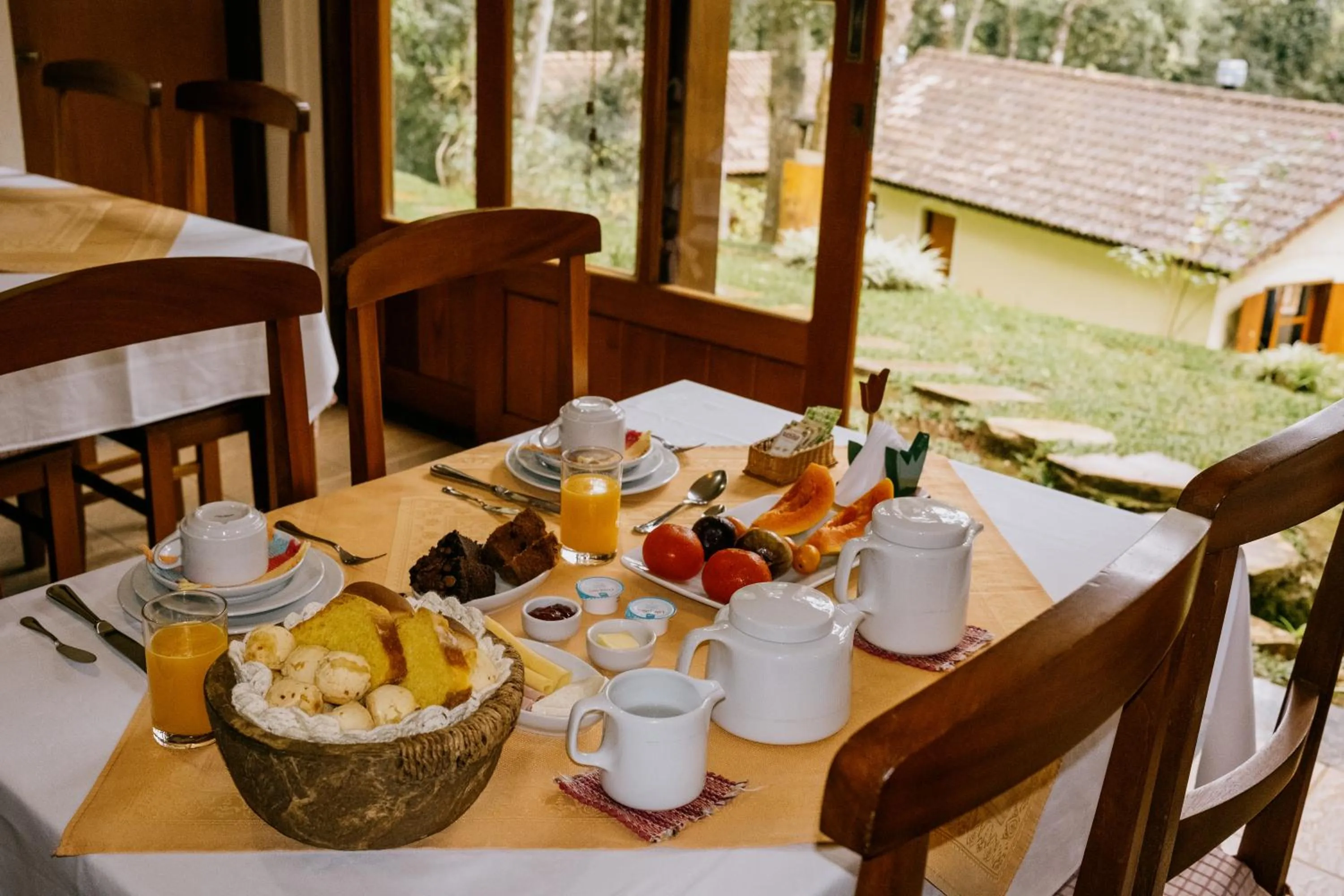 Food and drinks in Pousada Amanita Monte Verde