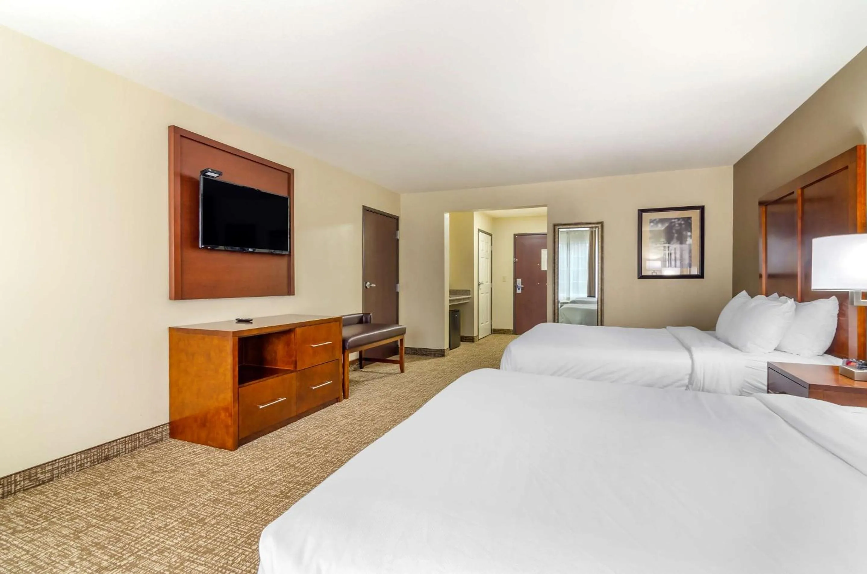 Bedroom, Bed in Comfort Inn & Suites near Bethel College