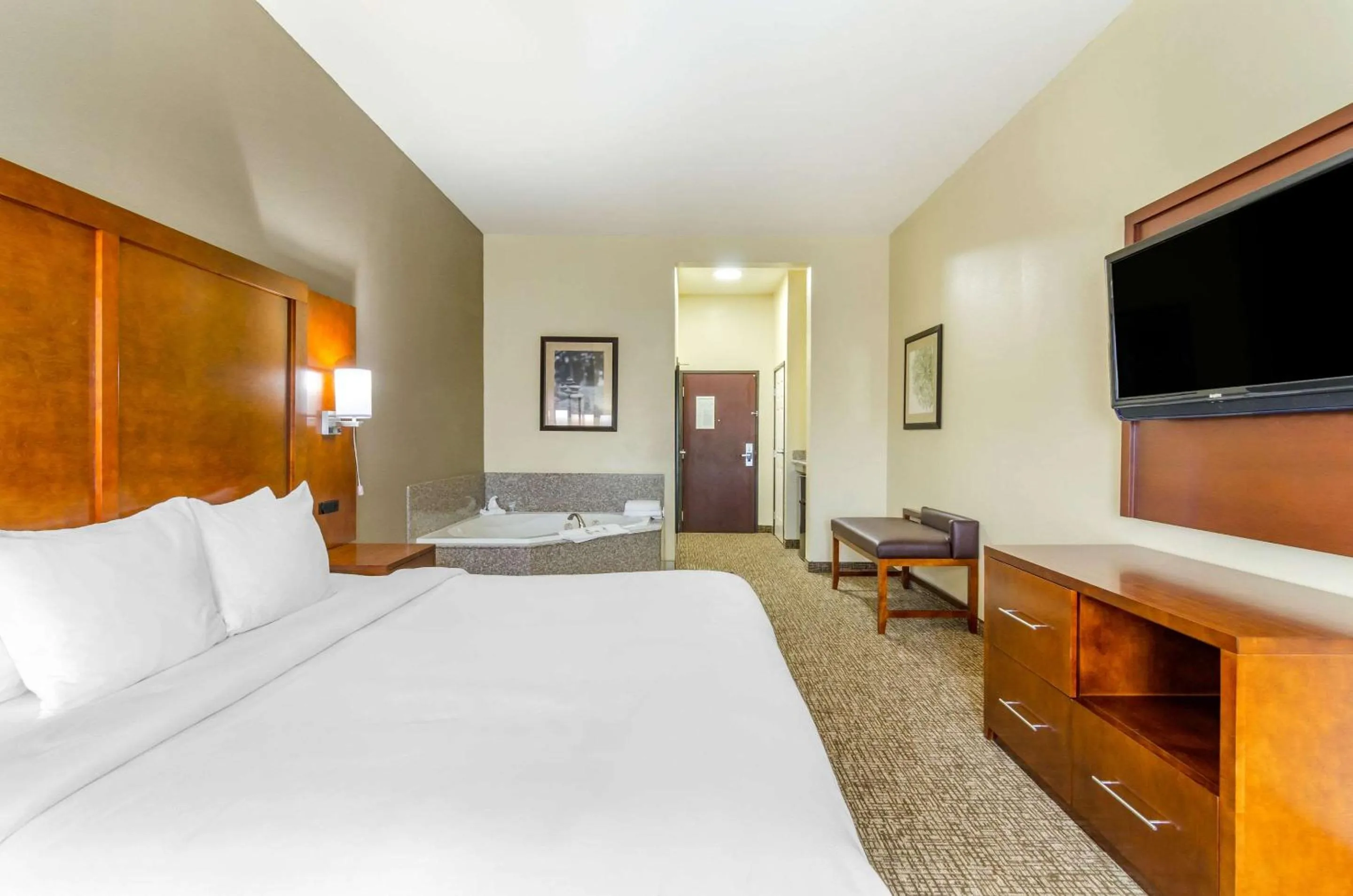 Bedroom, Bed in Comfort Inn & Suites near Bethel College