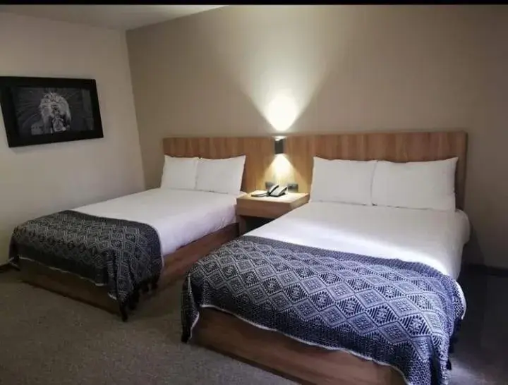Double Room with Two Double Beds in Hotel San Francisco Tlaxcala Double Room with Two Double Beds in Hotel San Francisco Tlaxcala