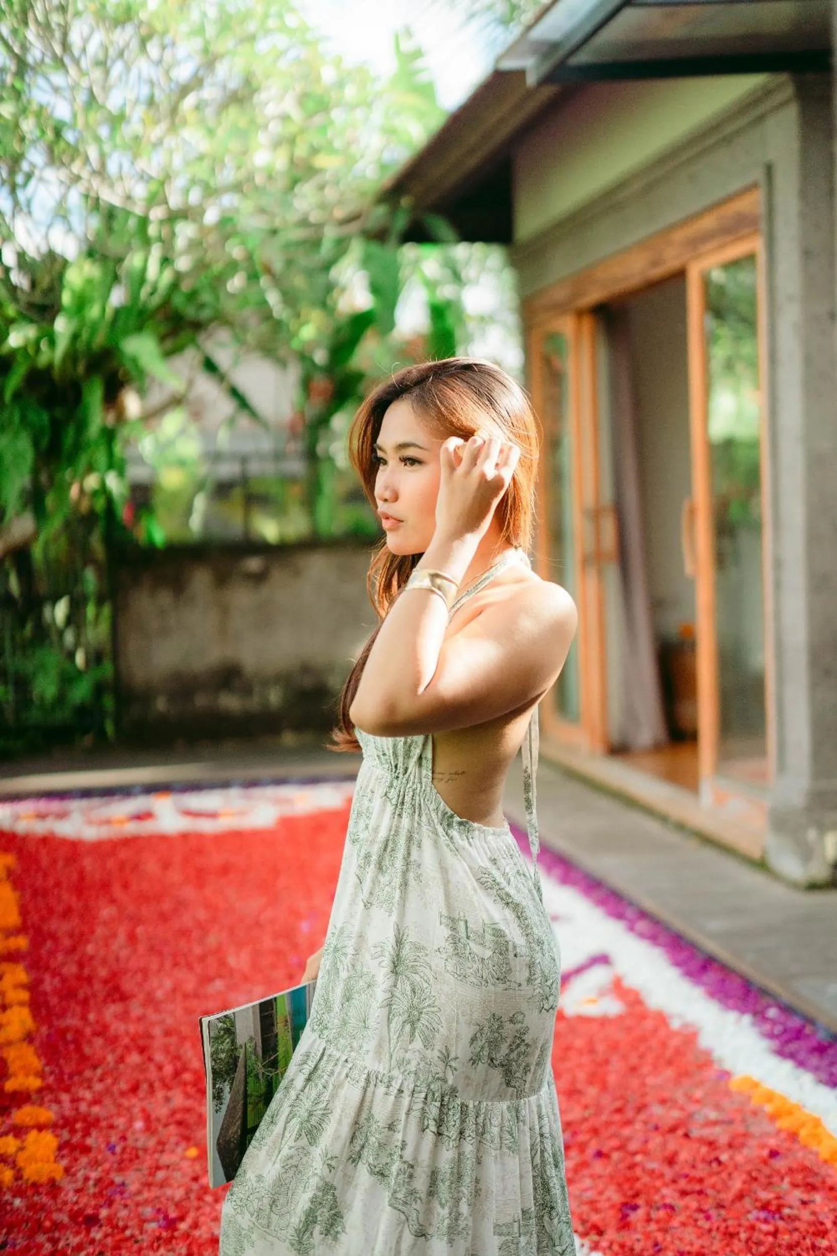 Garden view in Ume Sri Villas Ubud