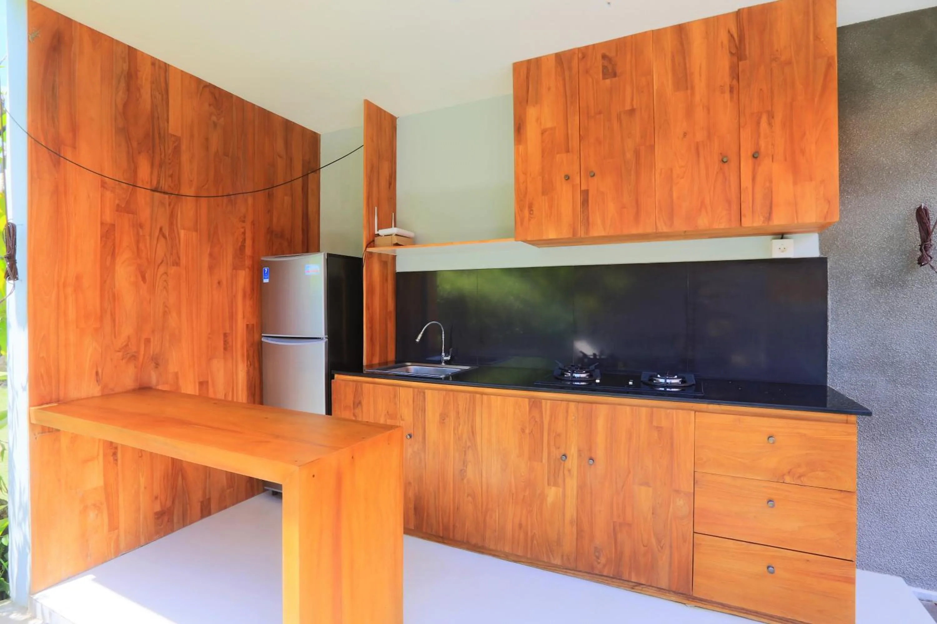 Kitchen or kitchenette in Ume Sri Villas Ubud