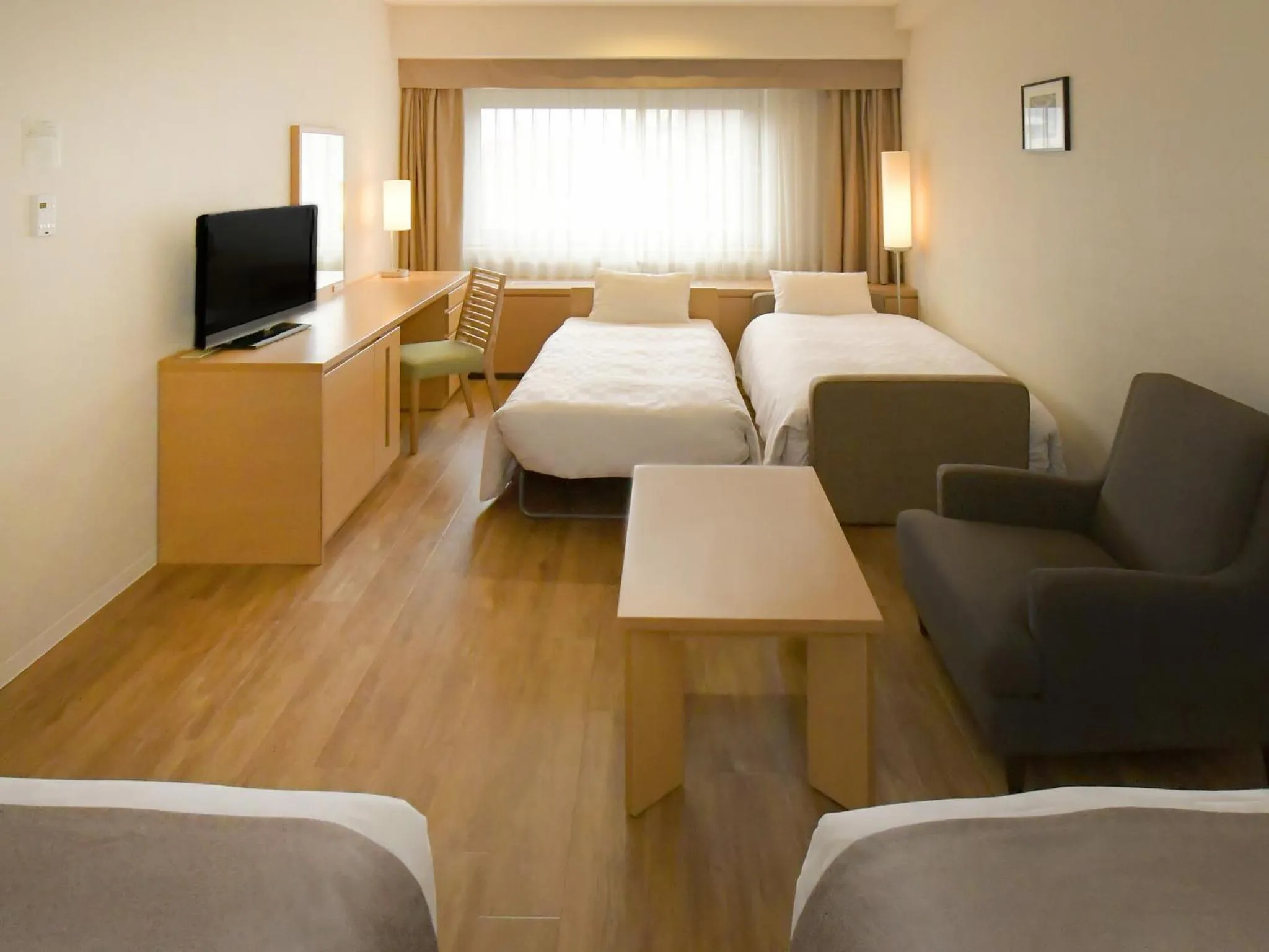 Bed in Sapporo View Hotel Odori Park
