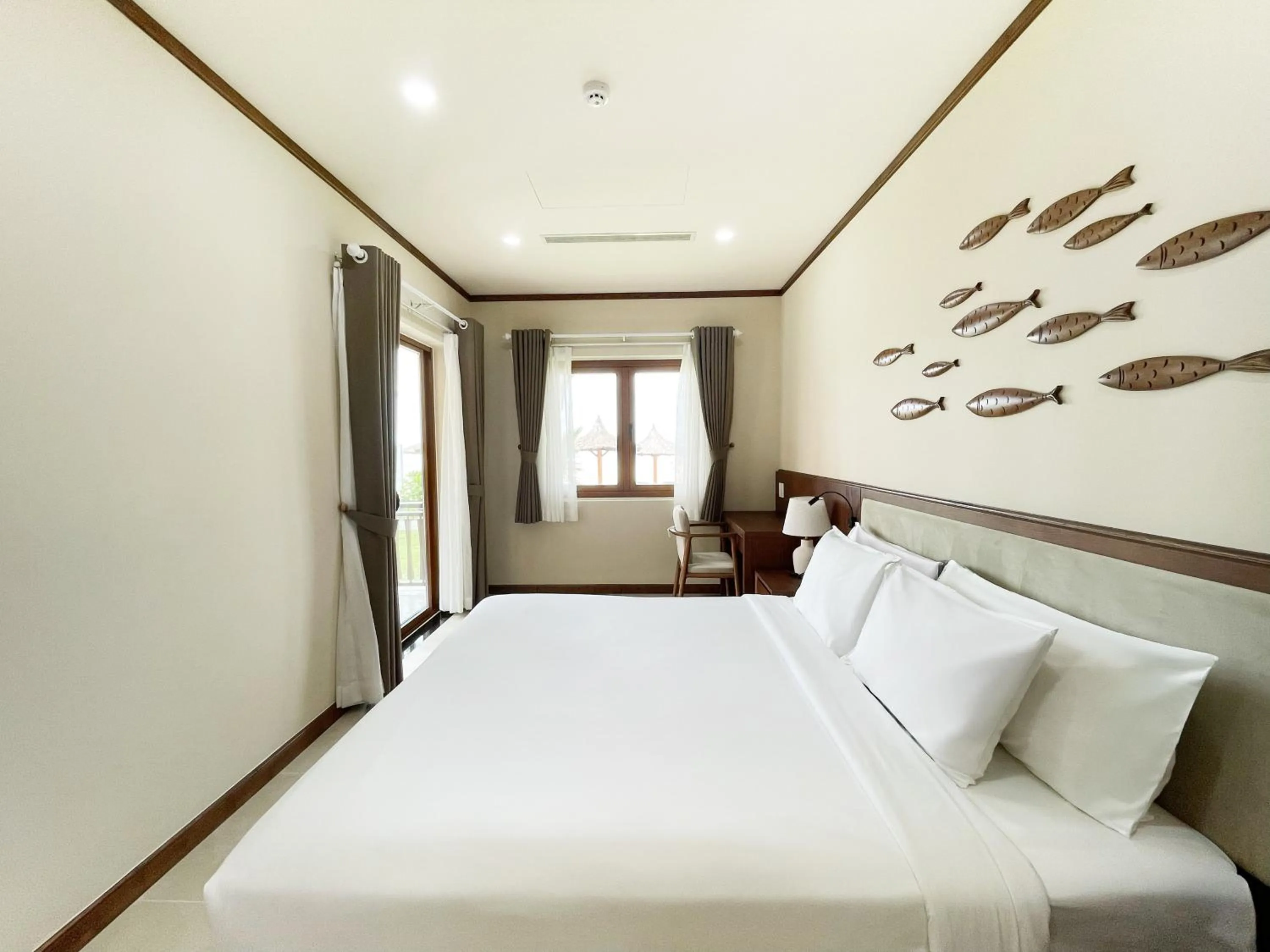 Bed in Phu Hai Beach Resort & Spa Phan Thiet