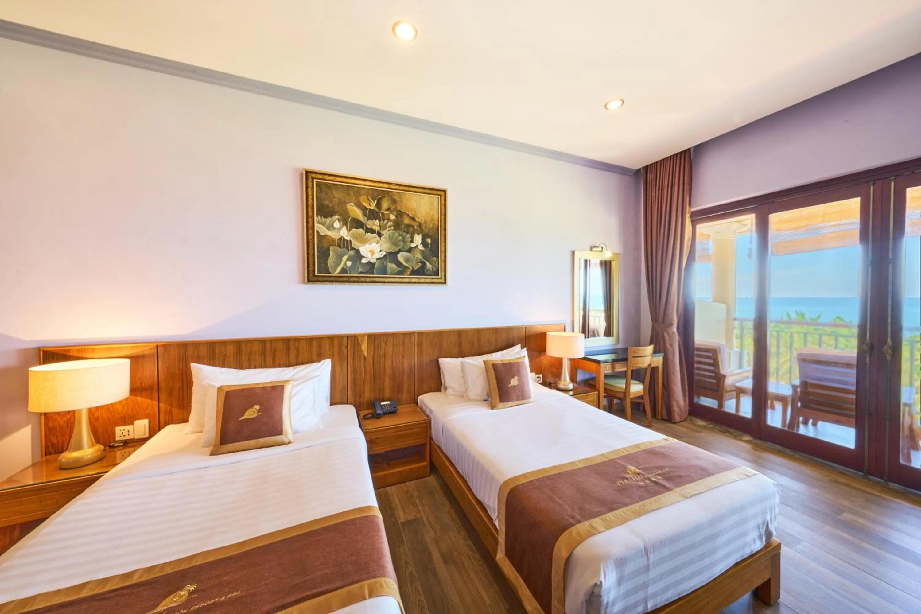 Bed in Phu Hai Beach Resort & Spa Phan Thiet