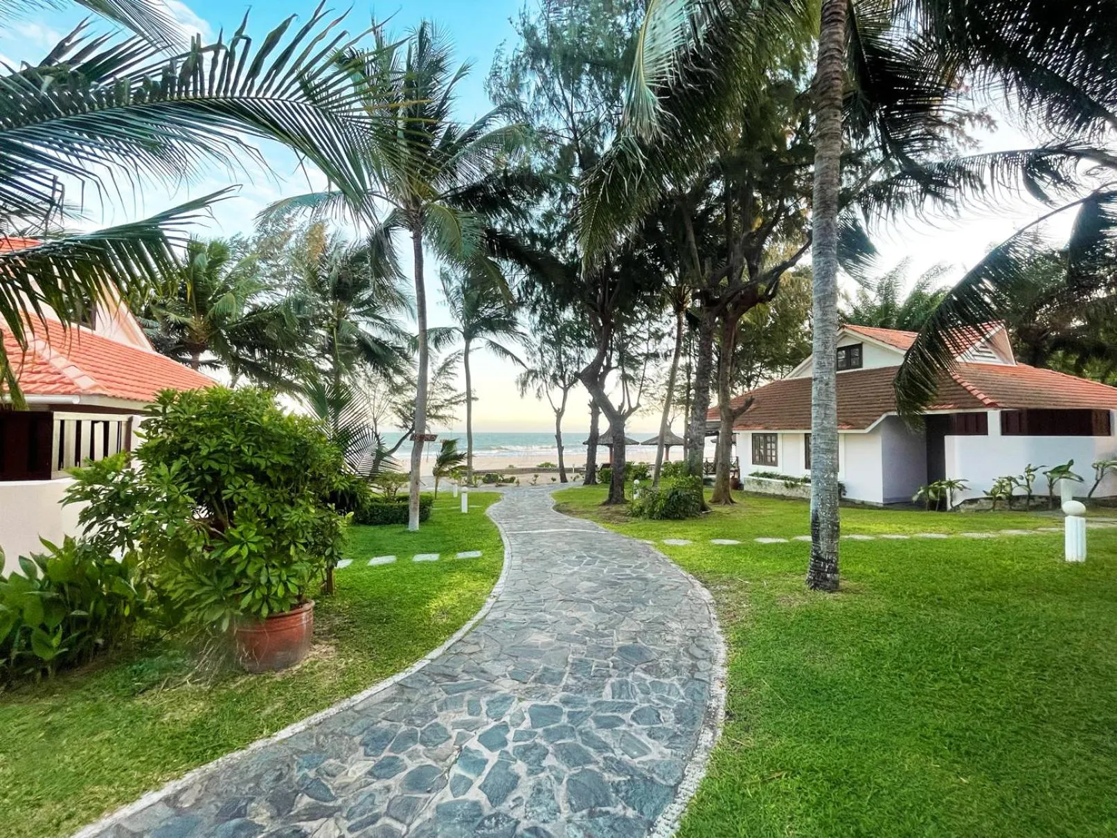 Garden view in Phu Hai Beach Resort & Spa Phan Thiet