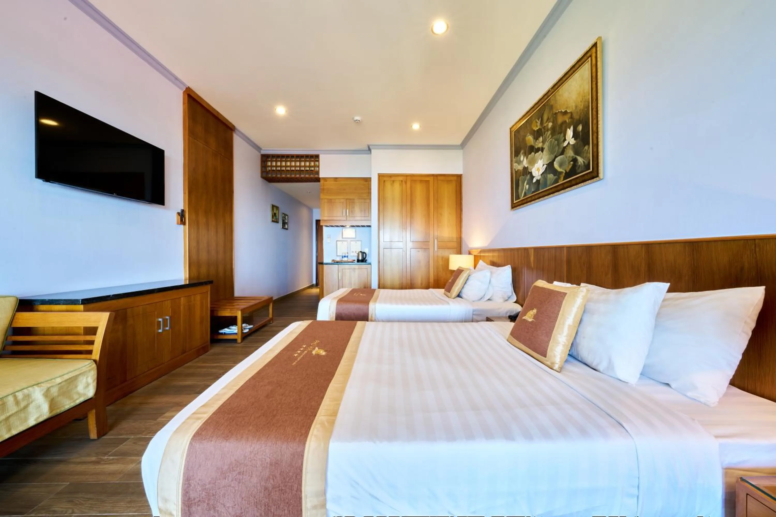 Bed in Phu Hai Beach Resort & Spa Phan Thiet