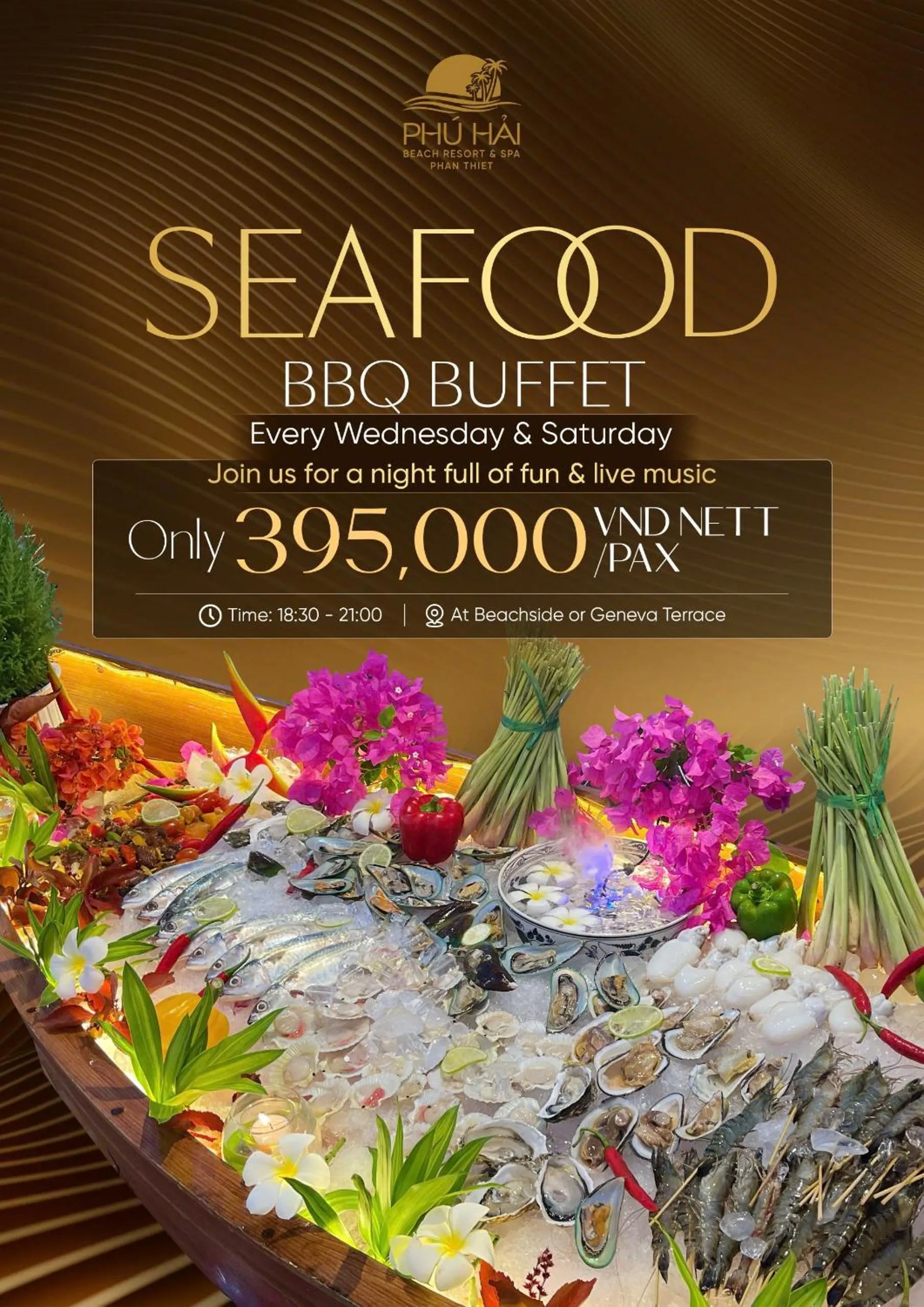 BBQ facilities in Phu Hai Beach Resort & Spa Phan Thiet