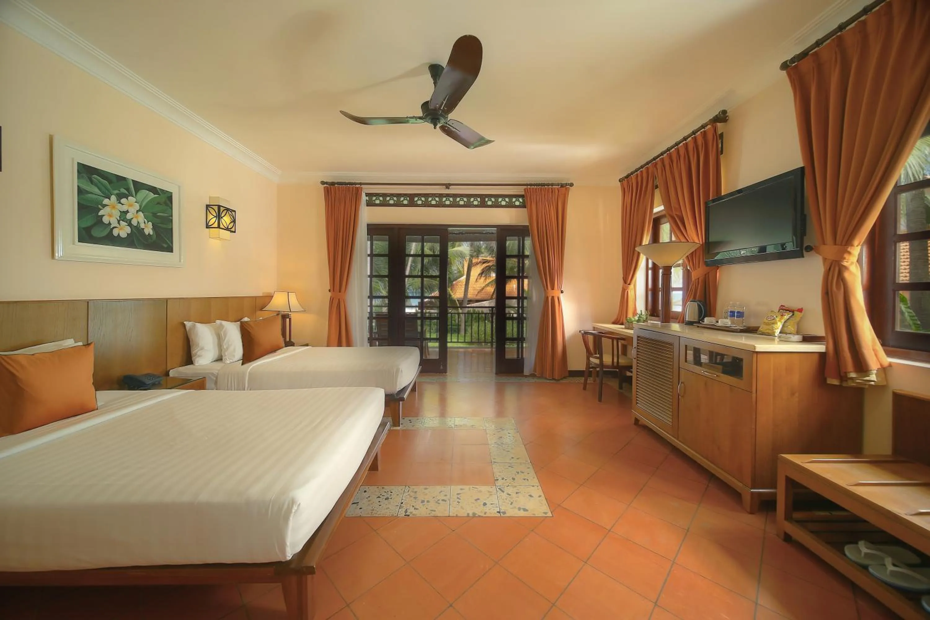 Bed in Phu Hai Beach Resort & Spa Phan Thiet