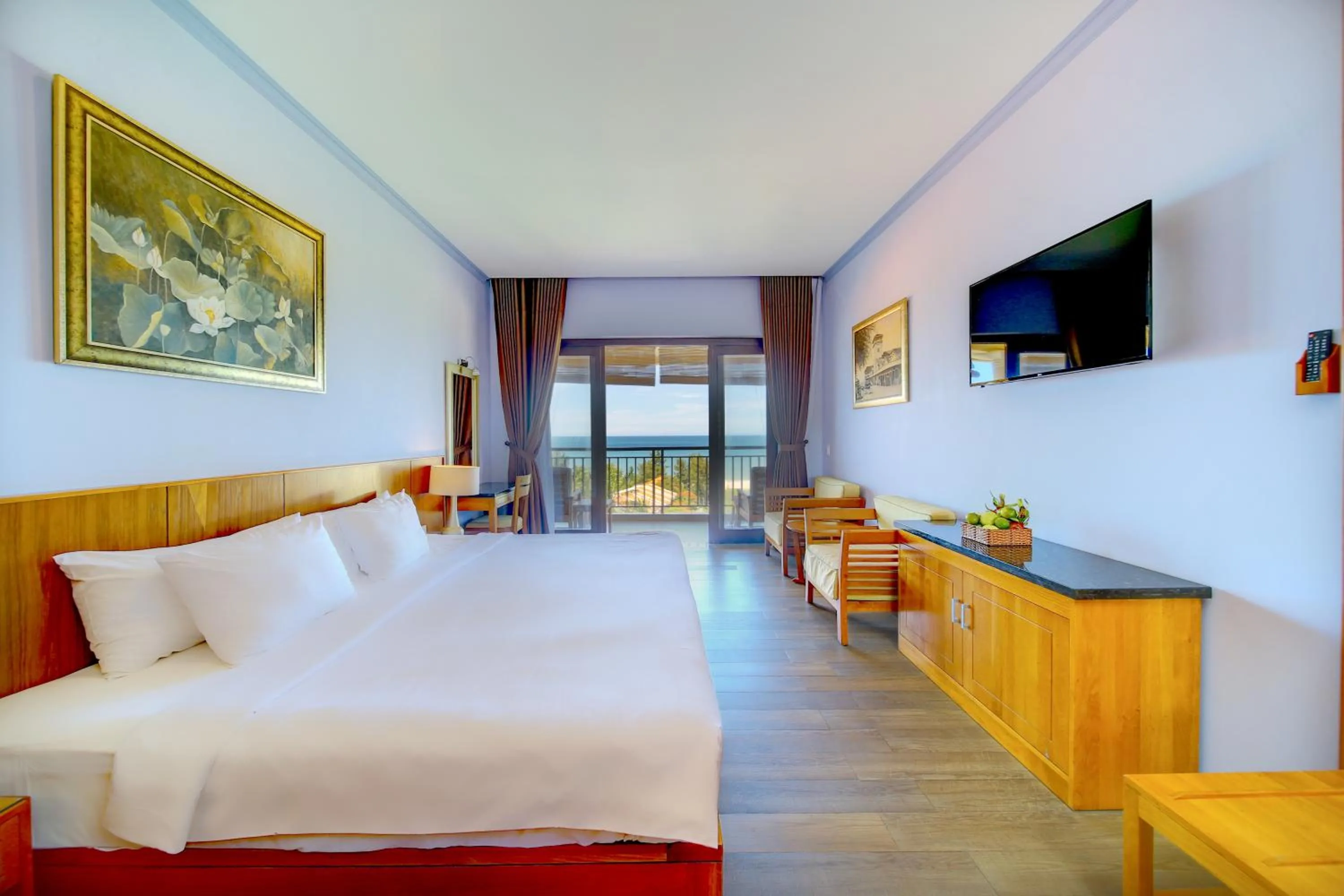 Bed in Phu Hai Beach Resort & Spa Phan Thiet