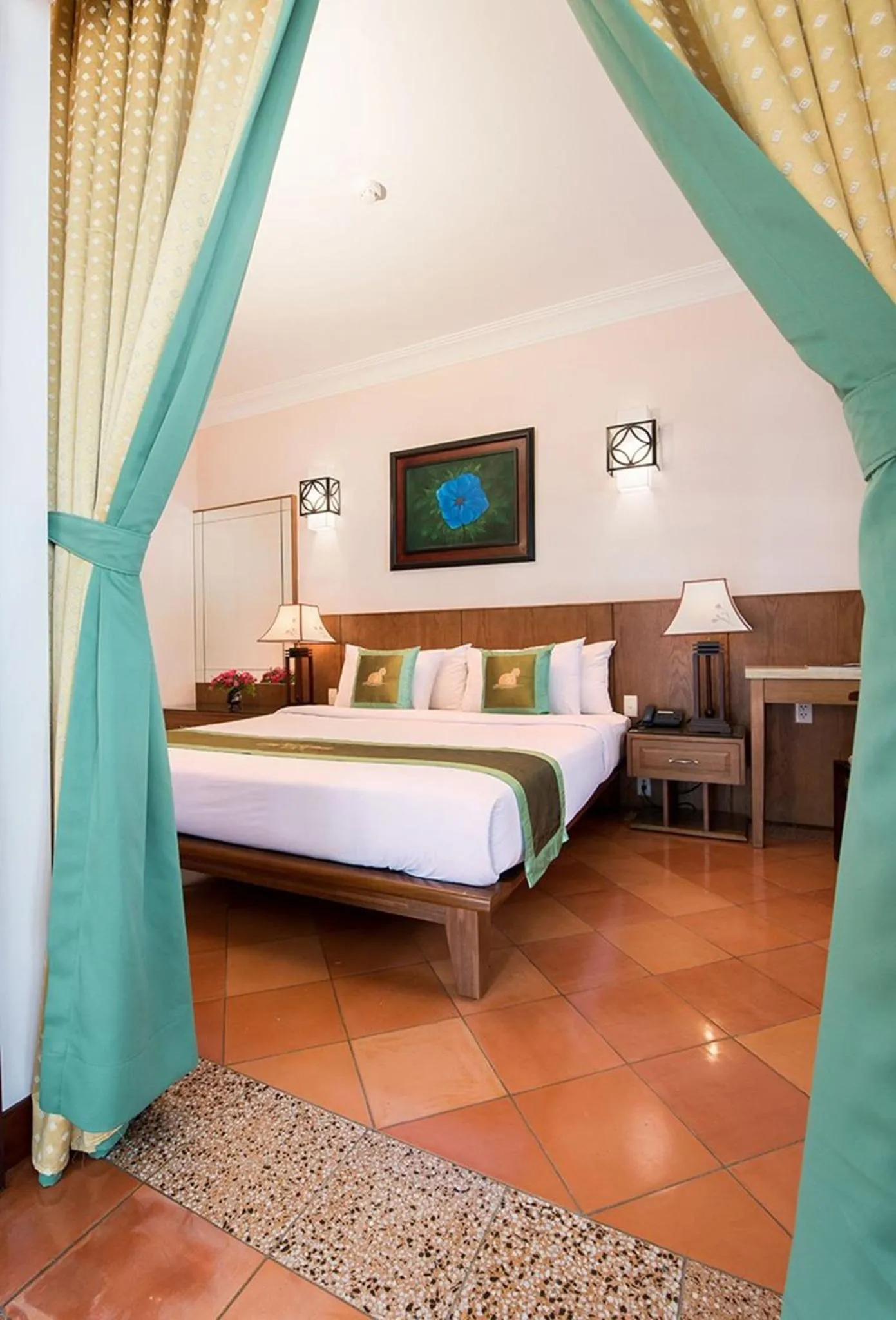 Bed in Phu Hai Beach Resort & Spa Phan Thiet