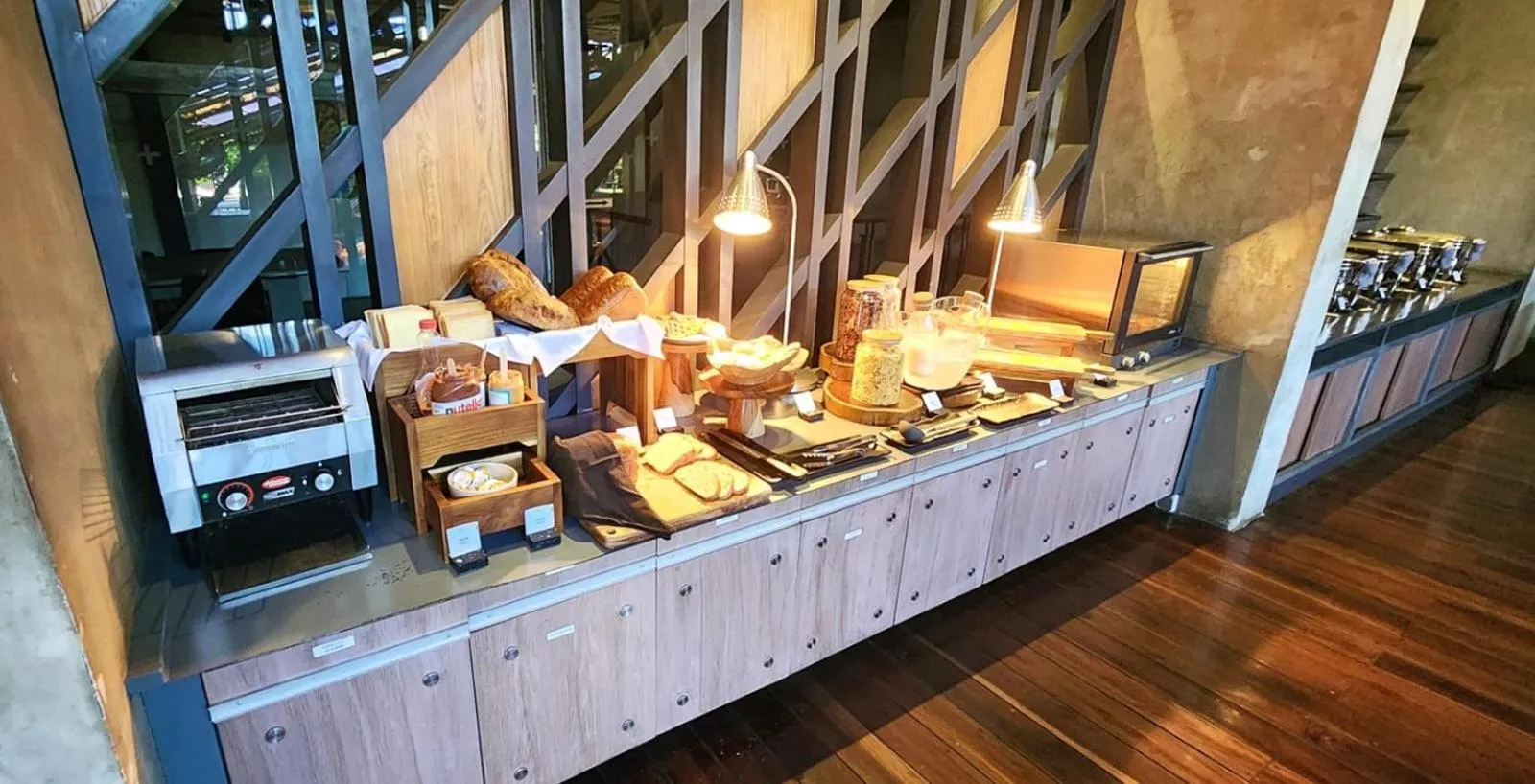 Breakfast in Stana Puri Gopa Hotel