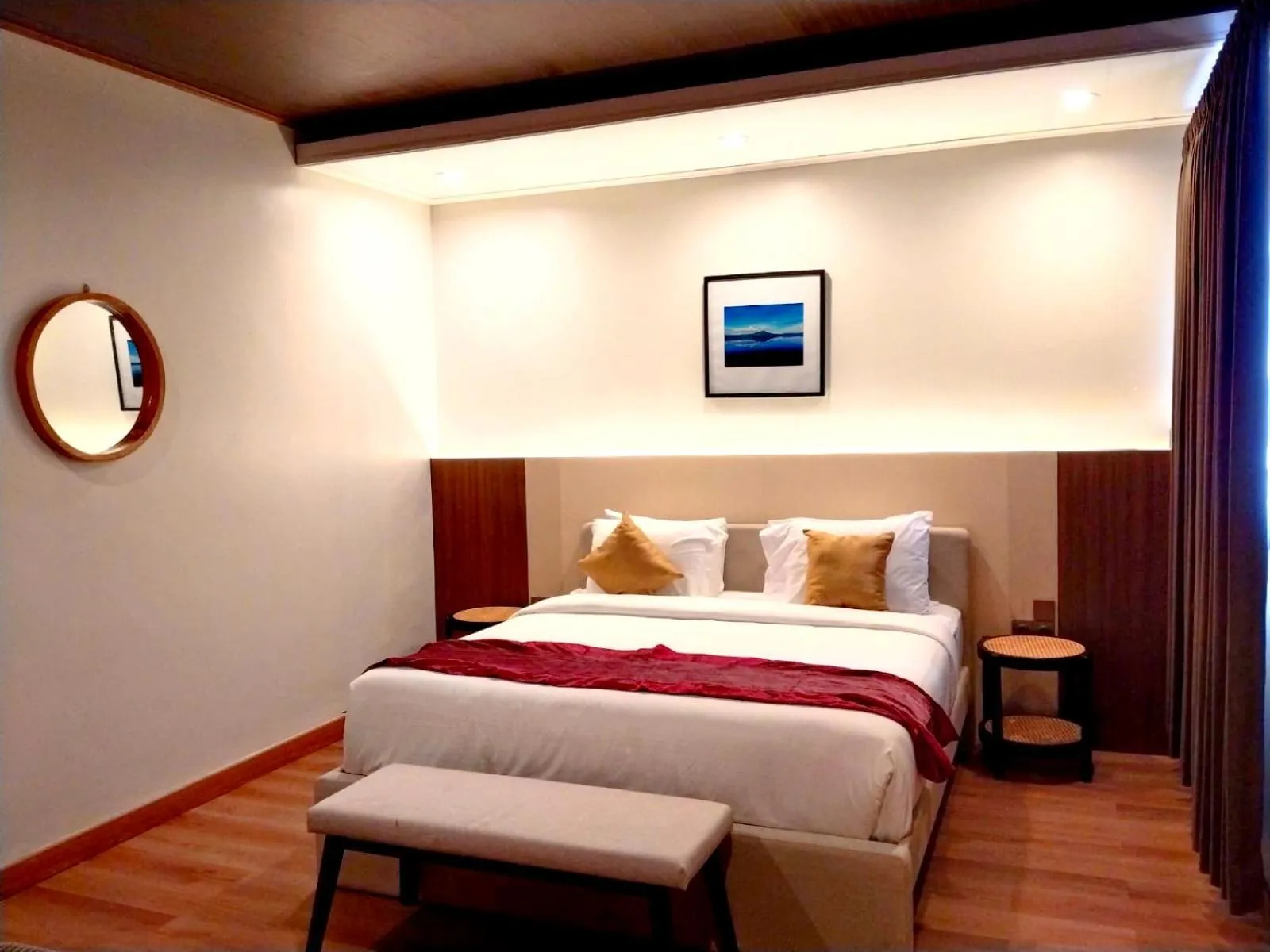 Bed in Stana Puri Gopa Hotel