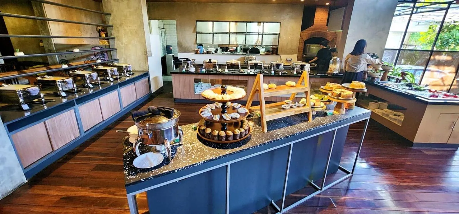 Breakfast in Stana Puri Gopa Hotel