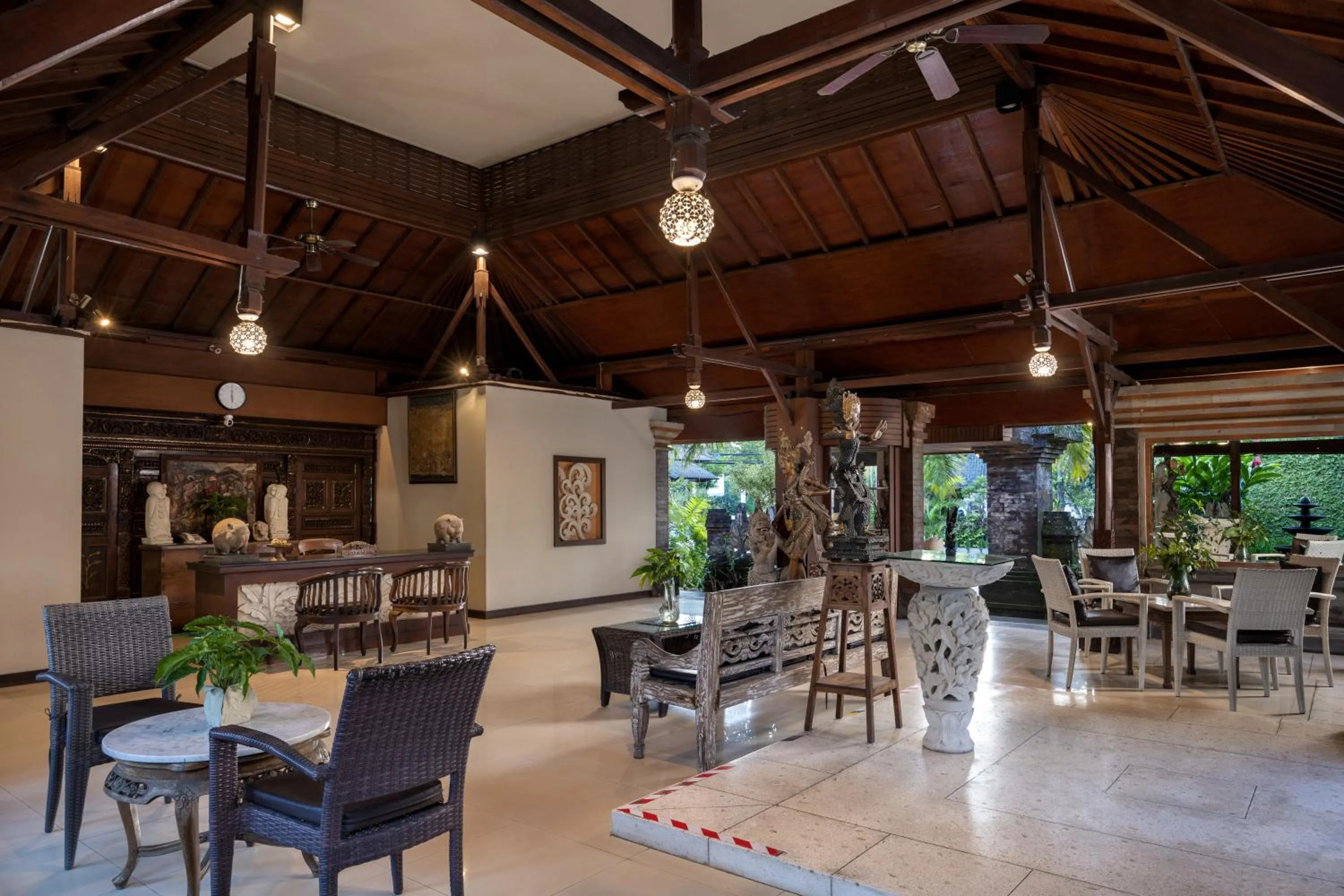 Lobby or reception in Taman Harum Cottages