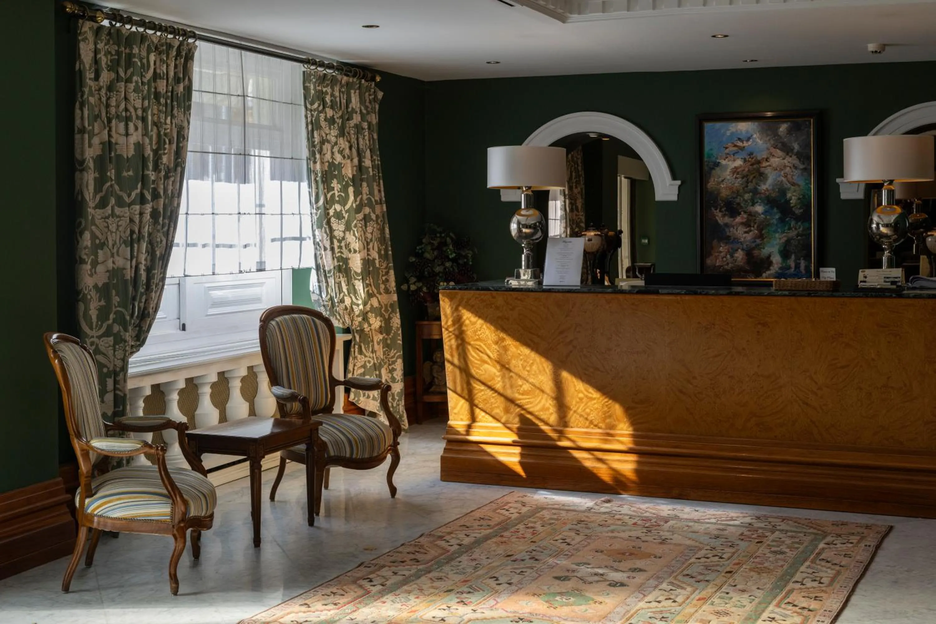 Lobby or reception in Hôtel Restaurant Million