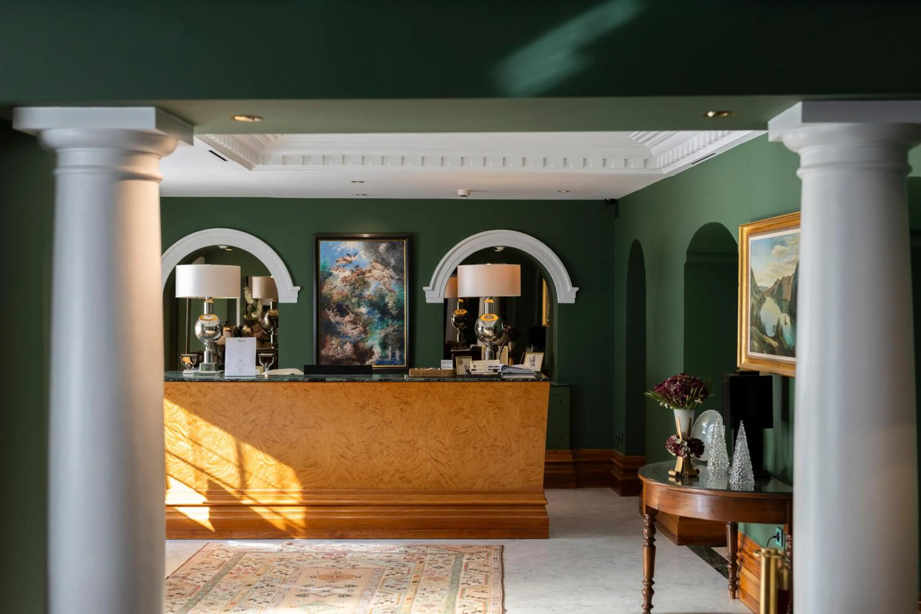 Lobby or reception in Hôtel Restaurant Million