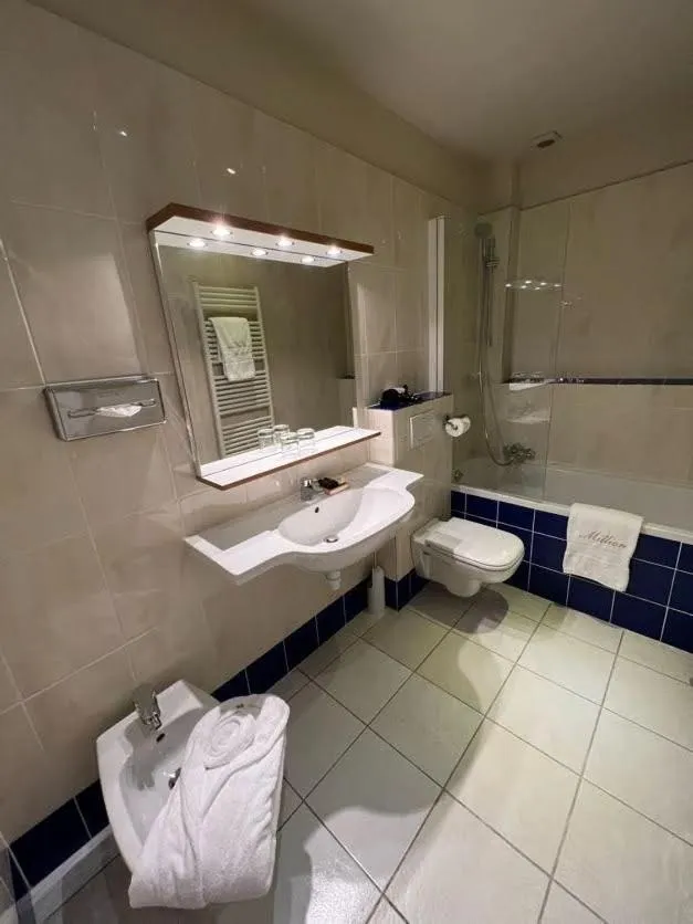 Toilet in Hôtel Restaurant Million