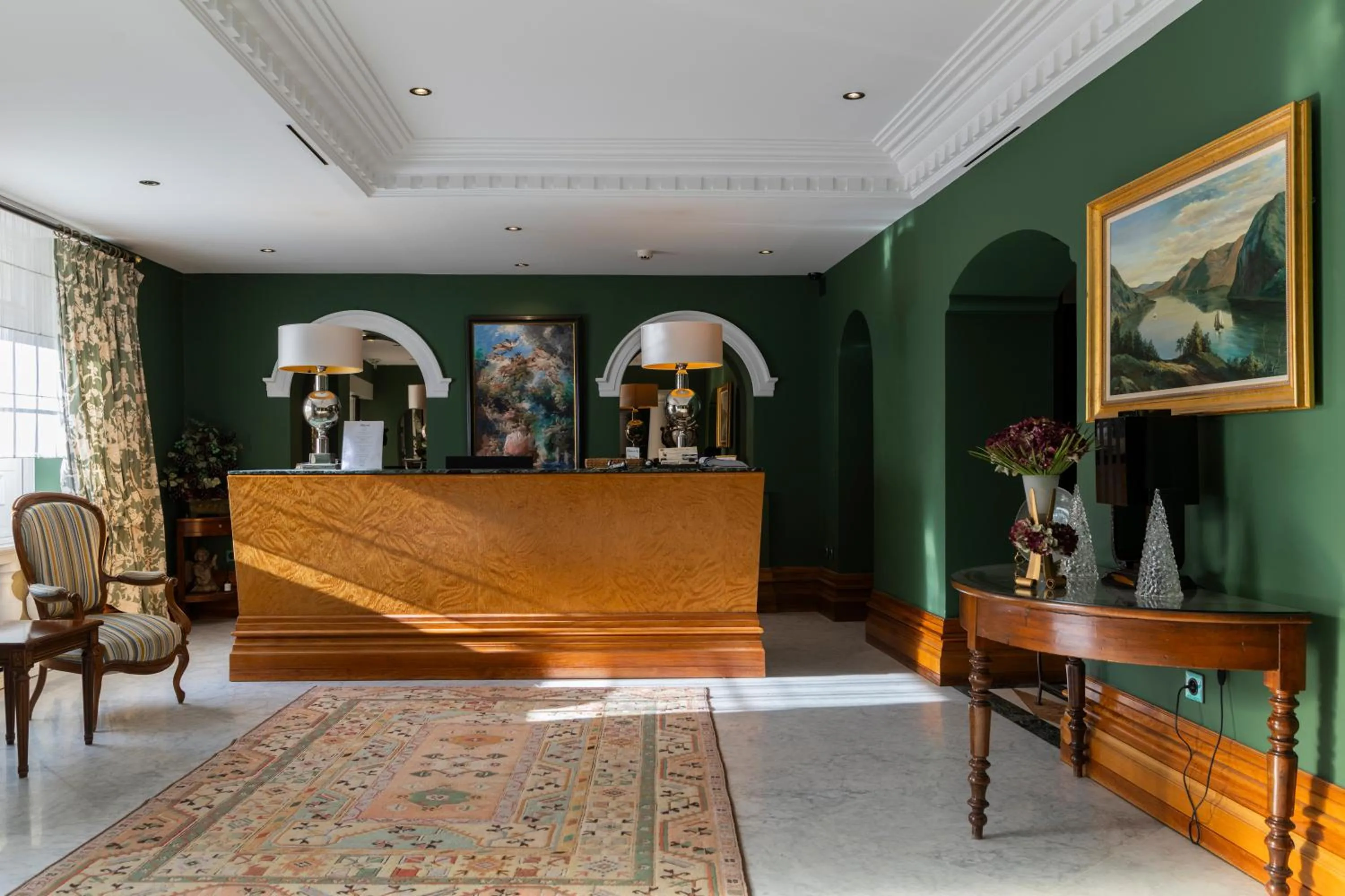 Lobby or reception in Hôtel Restaurant Million