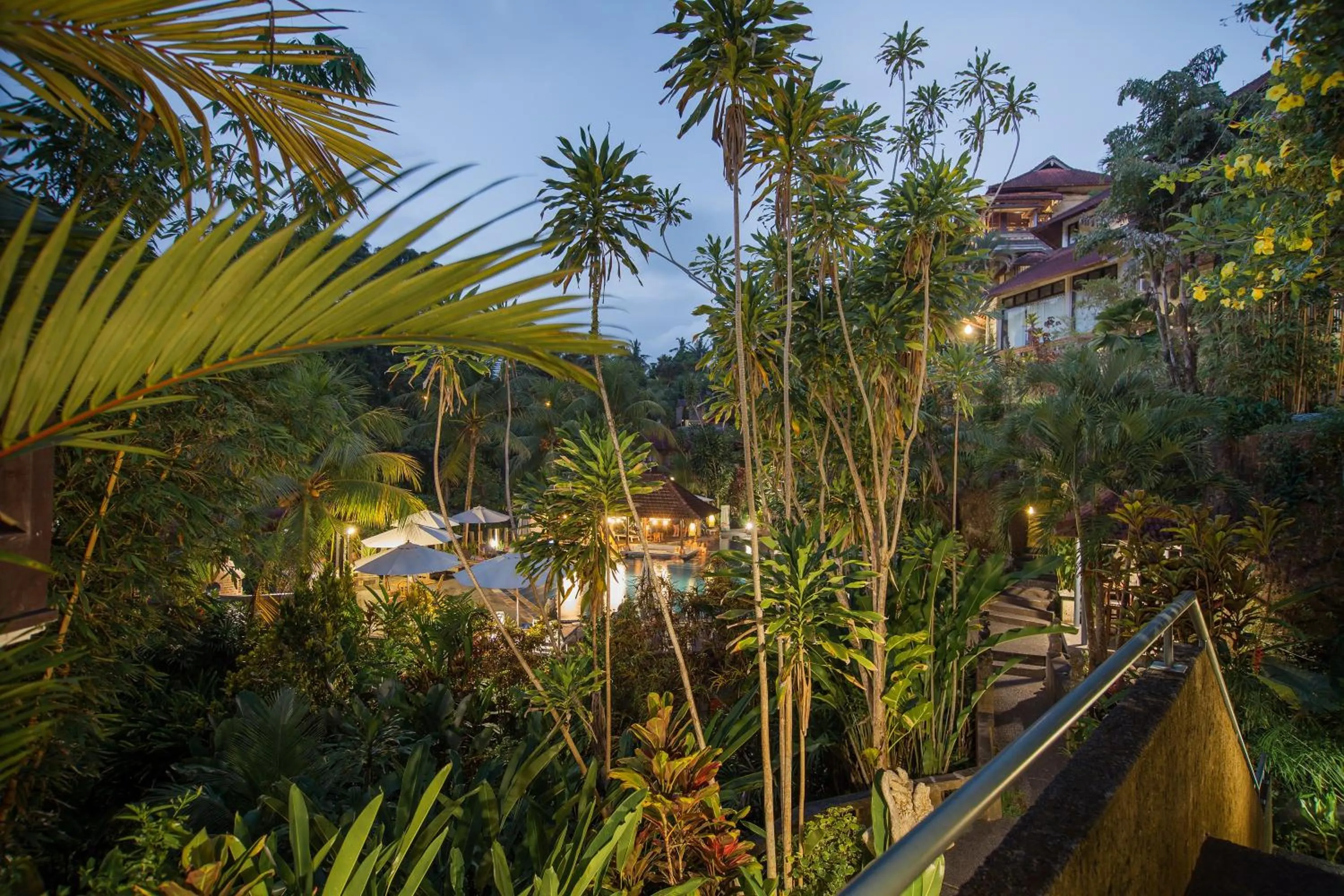 Garden view in Bali Spirit Hotel and Spa, Ubud