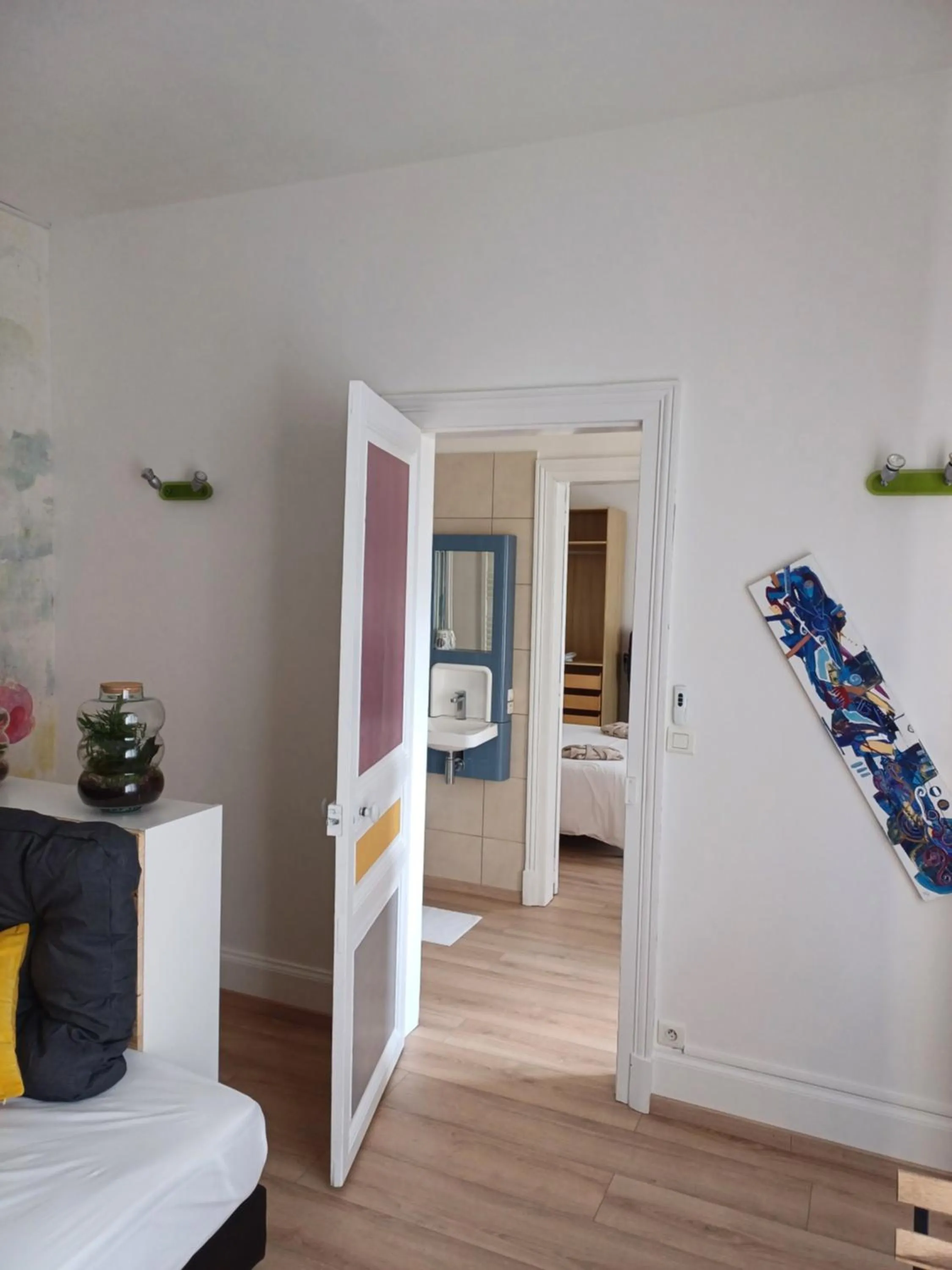 Bed in Chambre D'hôtes Les Epicuriens