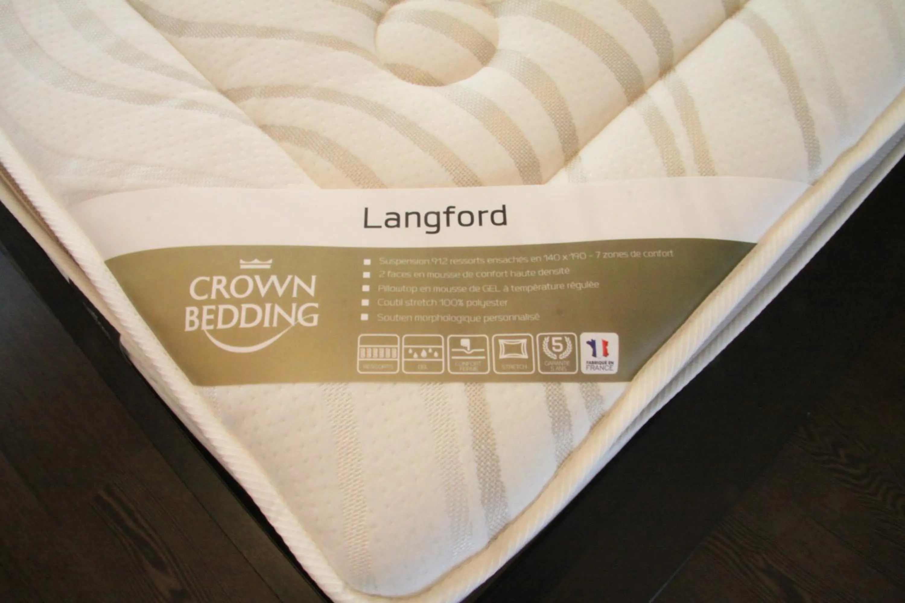 Bed in Chambre D'hôtes Les Epicuriens