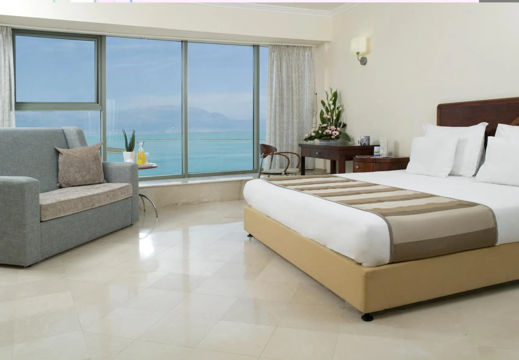 Bedroom, Bed in Royal Dead Sea - Hotel & Spa