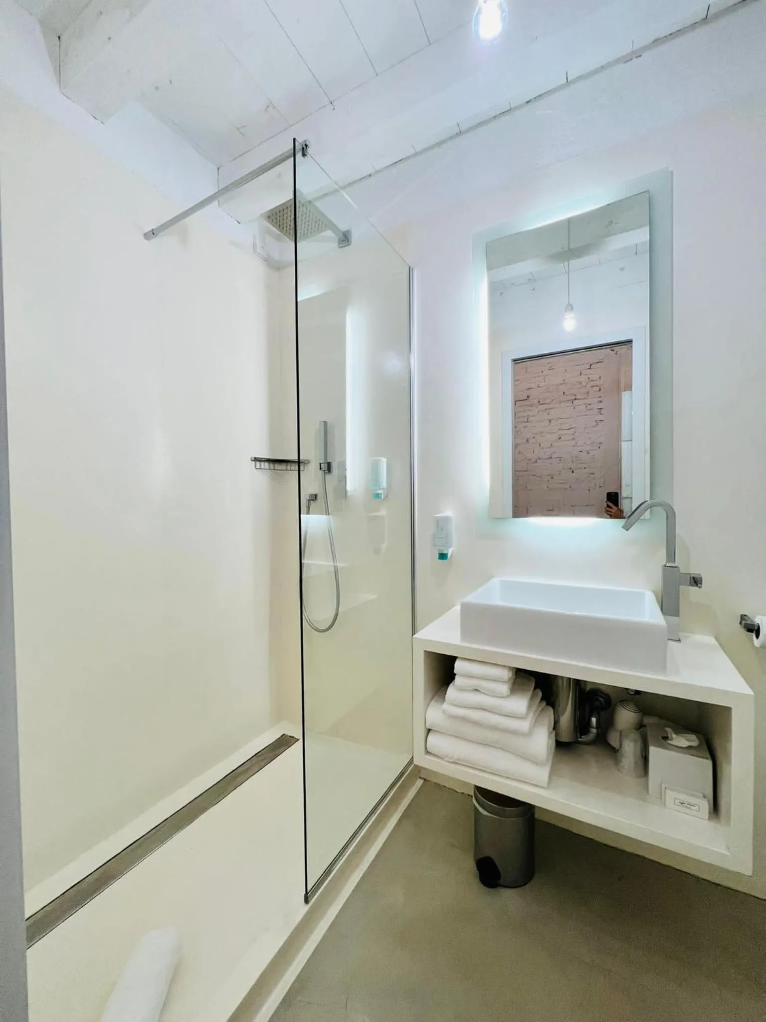 Shower in Legrenzi Rooms