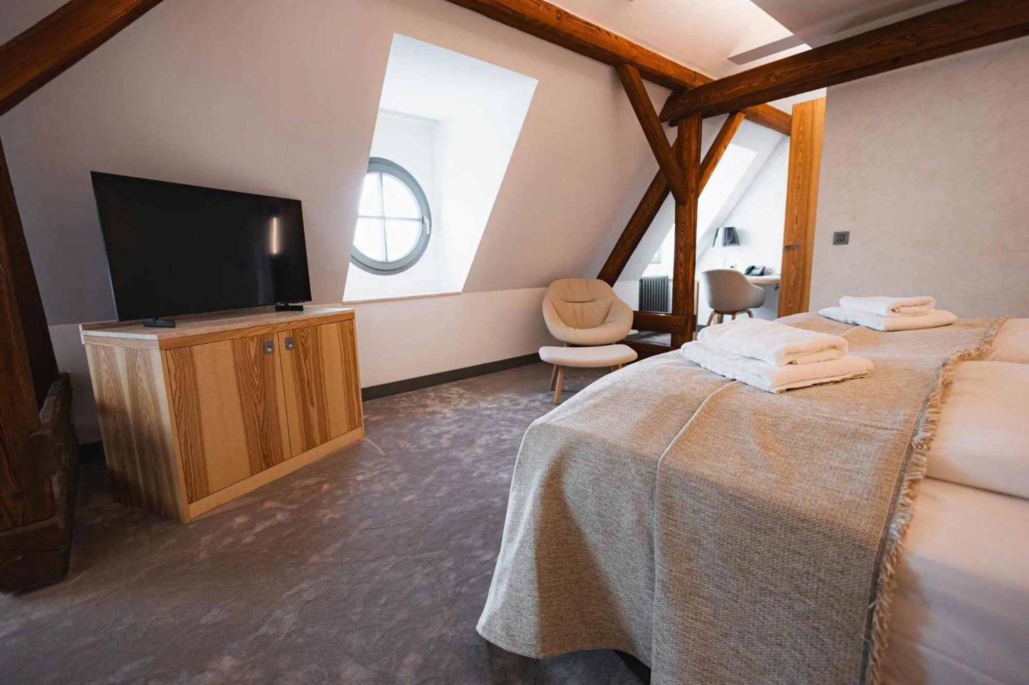 Bed in Hotel ALBRECHT