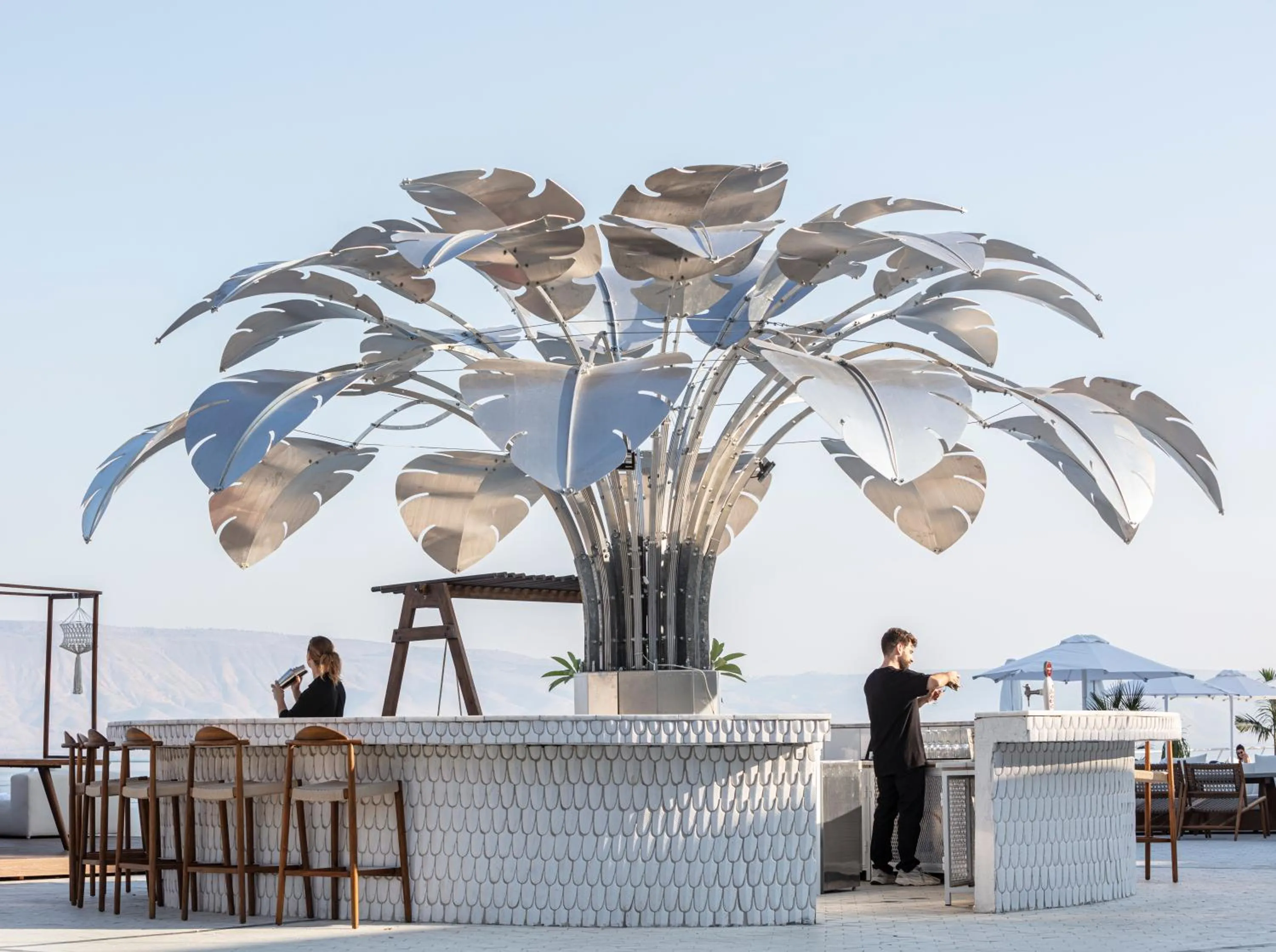 Lounge or bar in Galei Kinneret Hotel