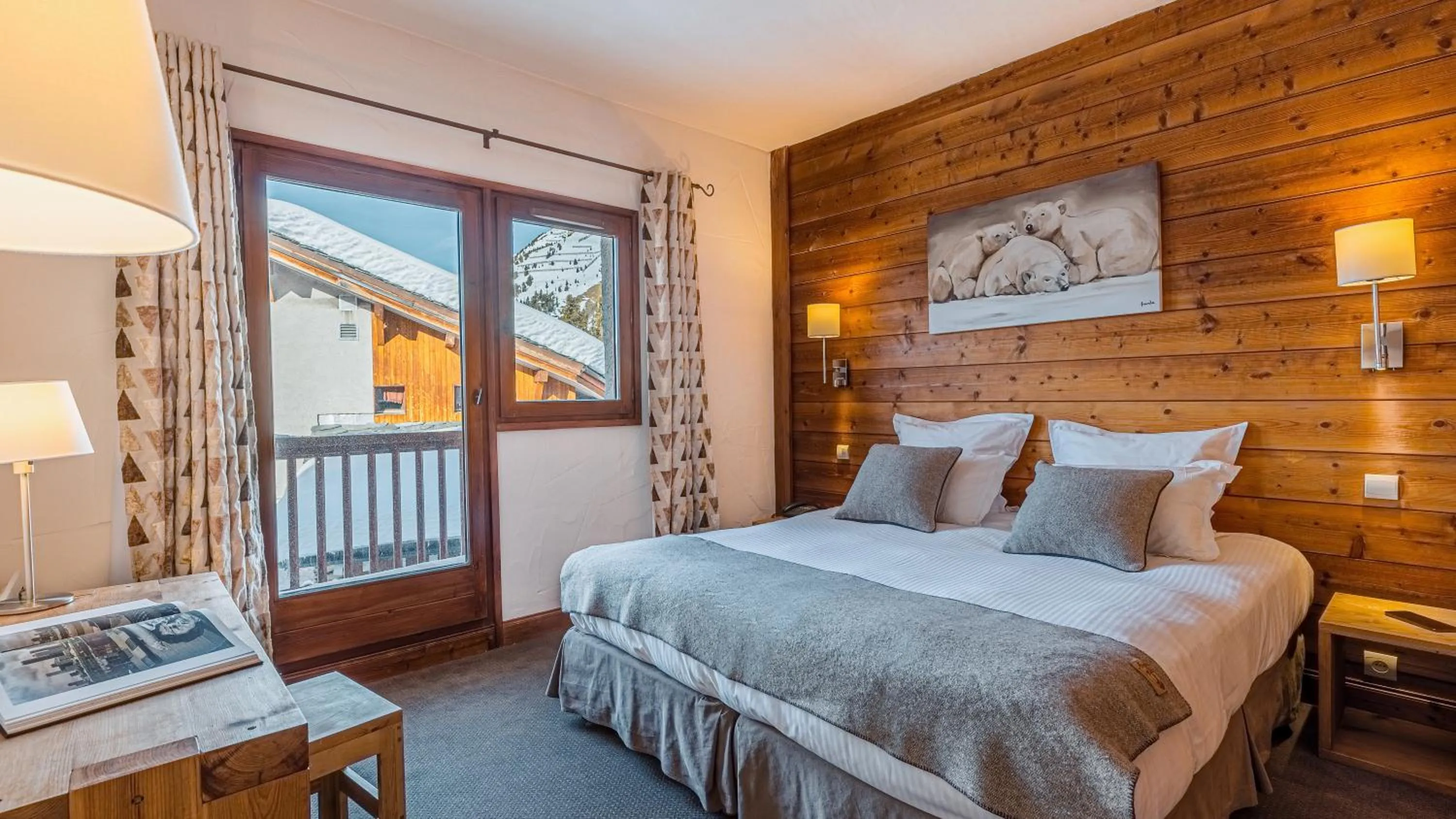 Bed in Hôtel Carlina by Les Etincelles