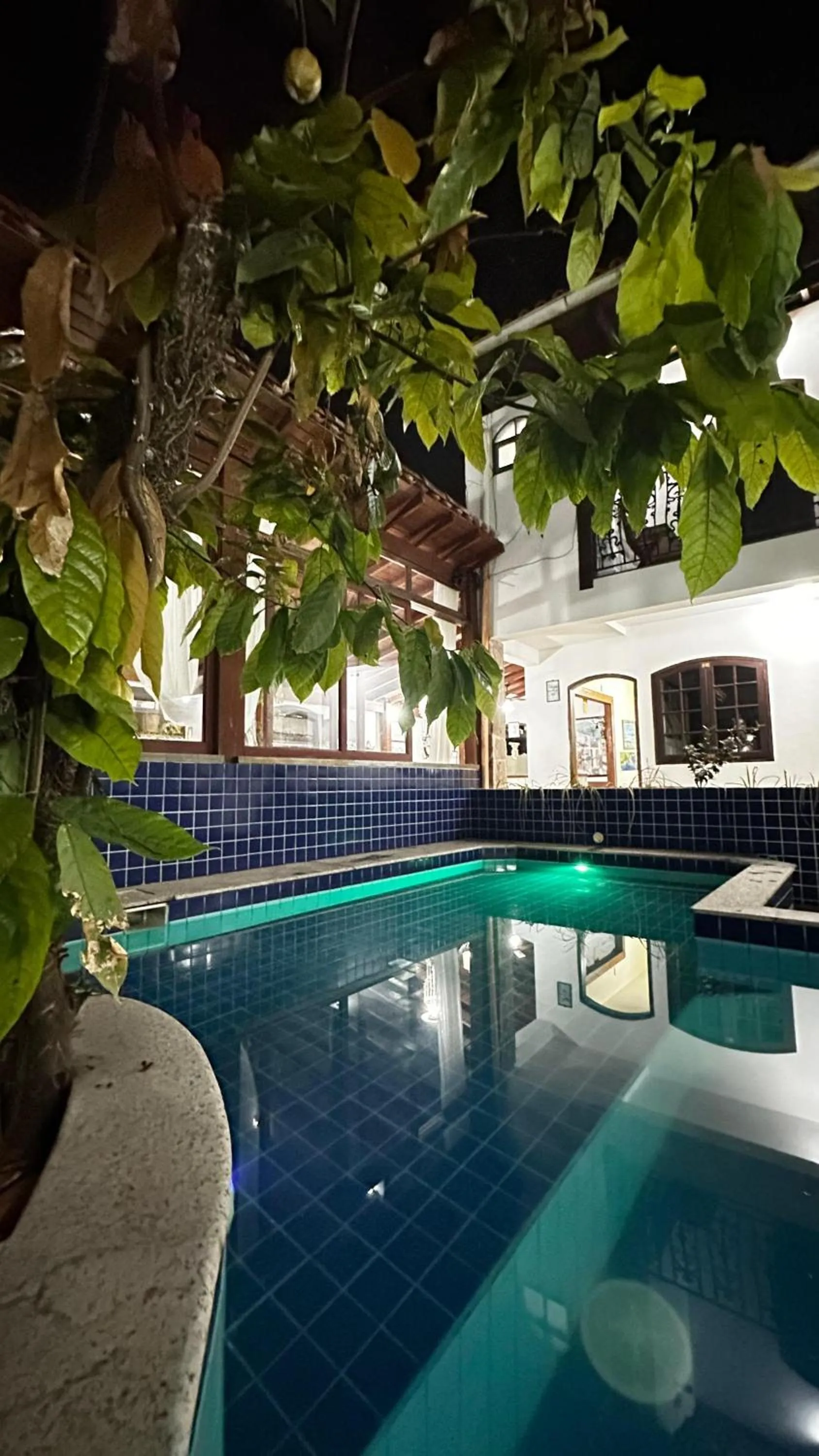 Pool view in Magnu´s Pousada